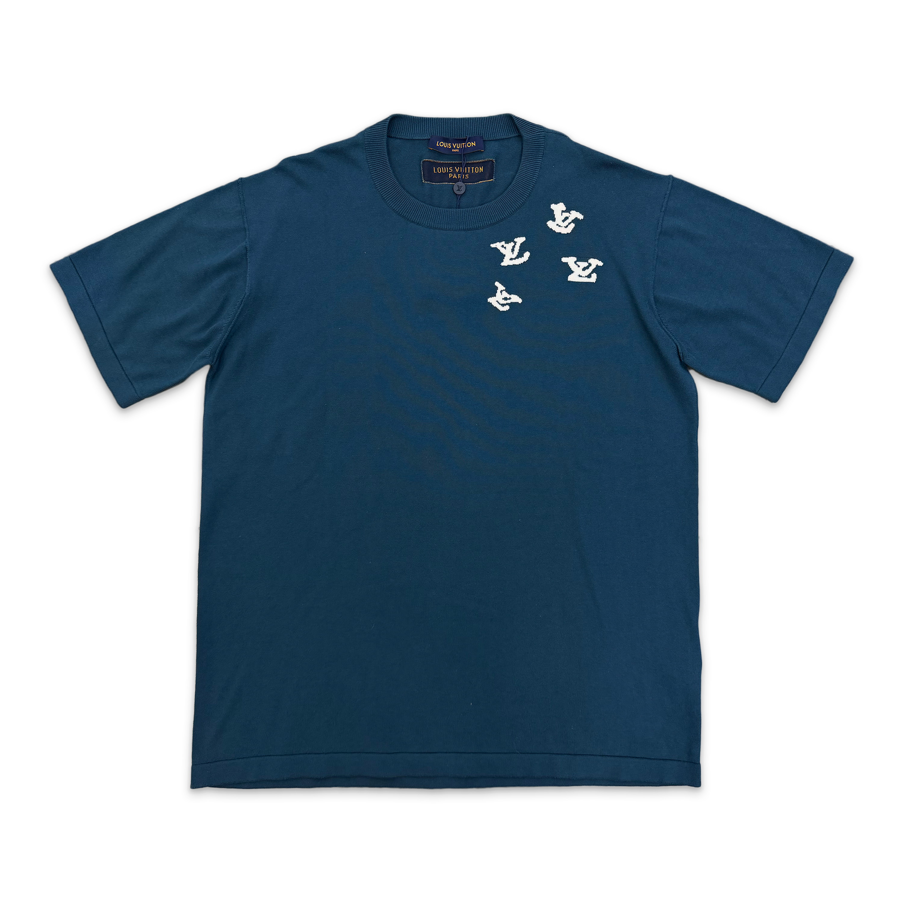 Louis Vuitton, Jazz Trumpeter Signature Crewneck Tee "Teal"