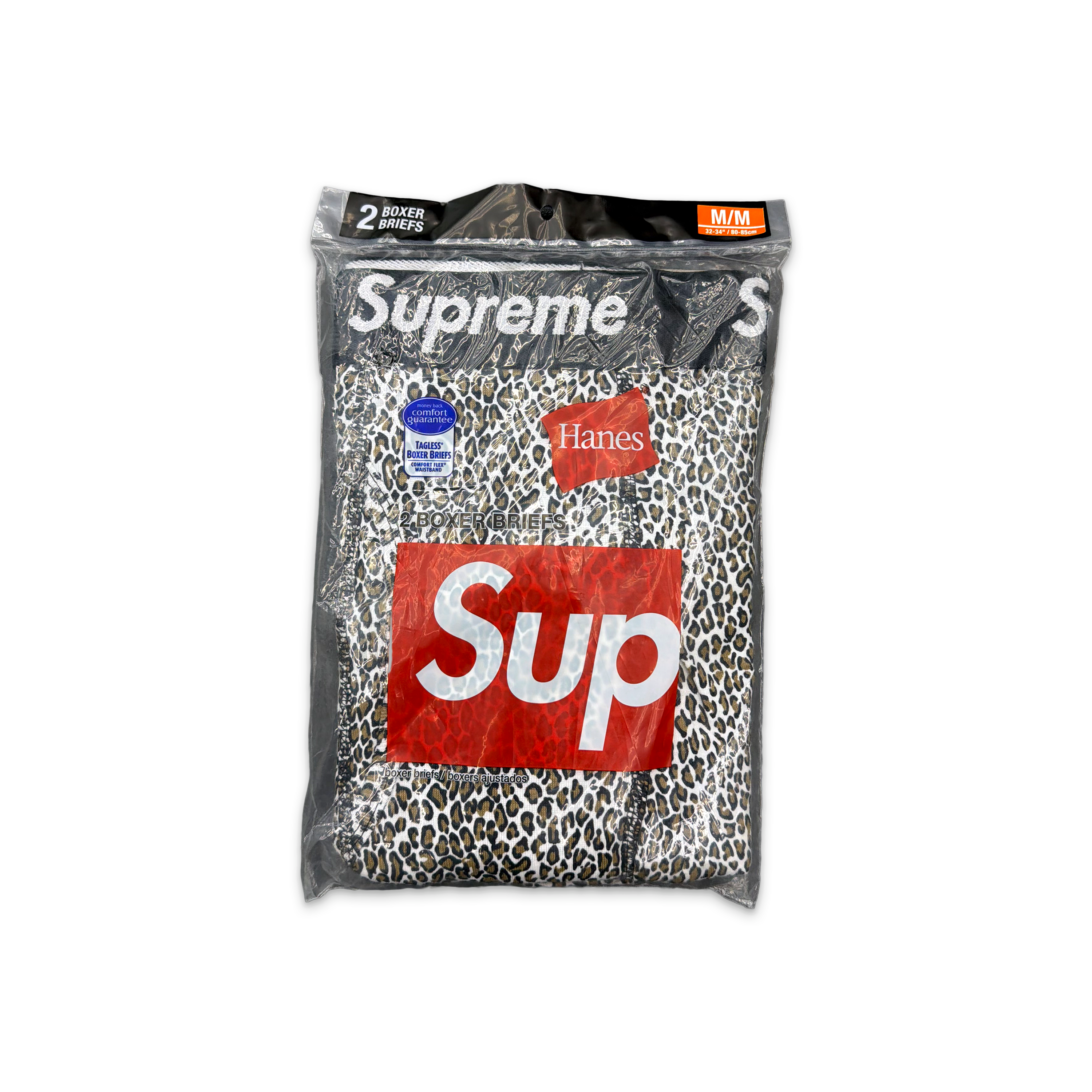 Hanes Boxer Briefs (2 Pack) "Leopard"