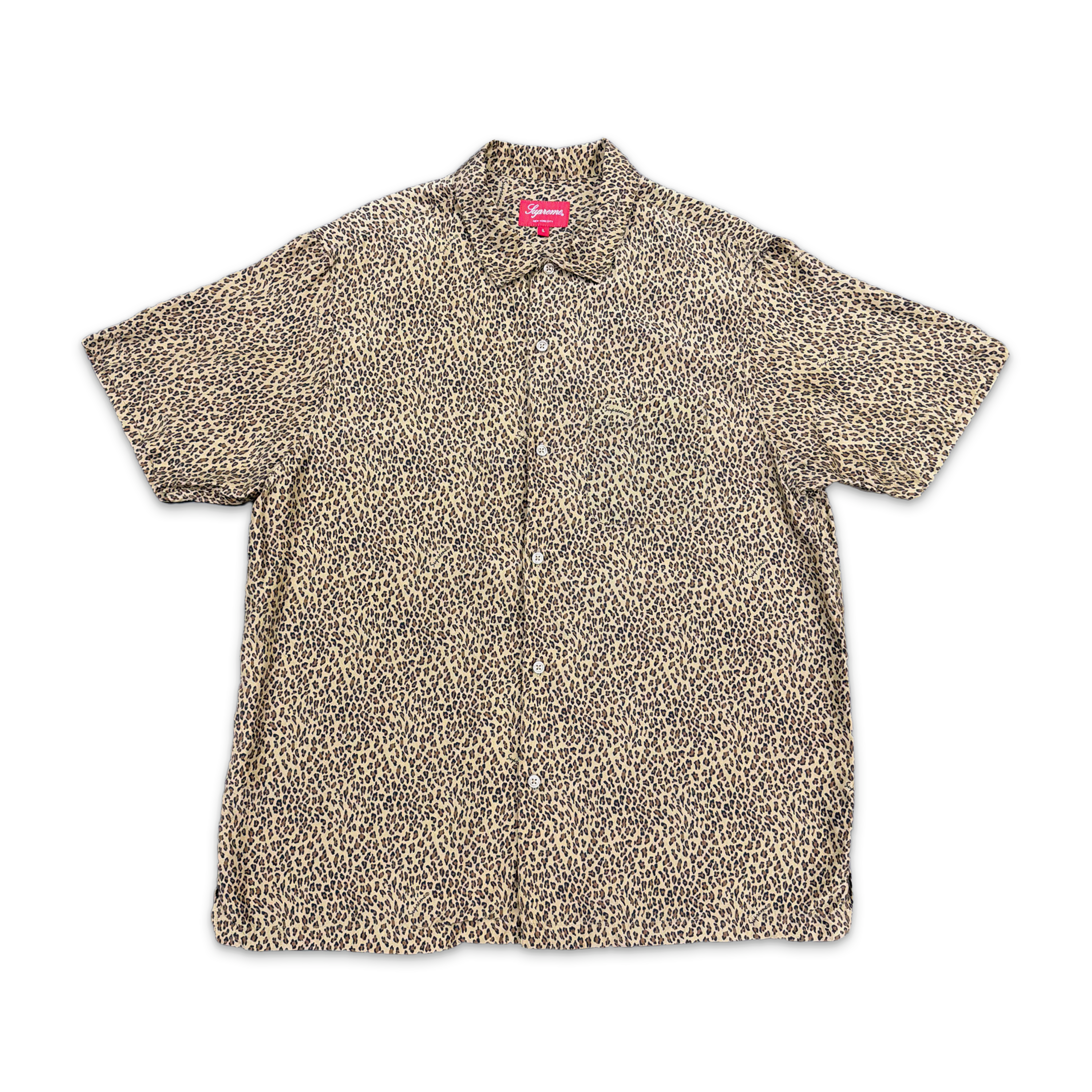 Leopard Silk S/S Shirt "Leopard"