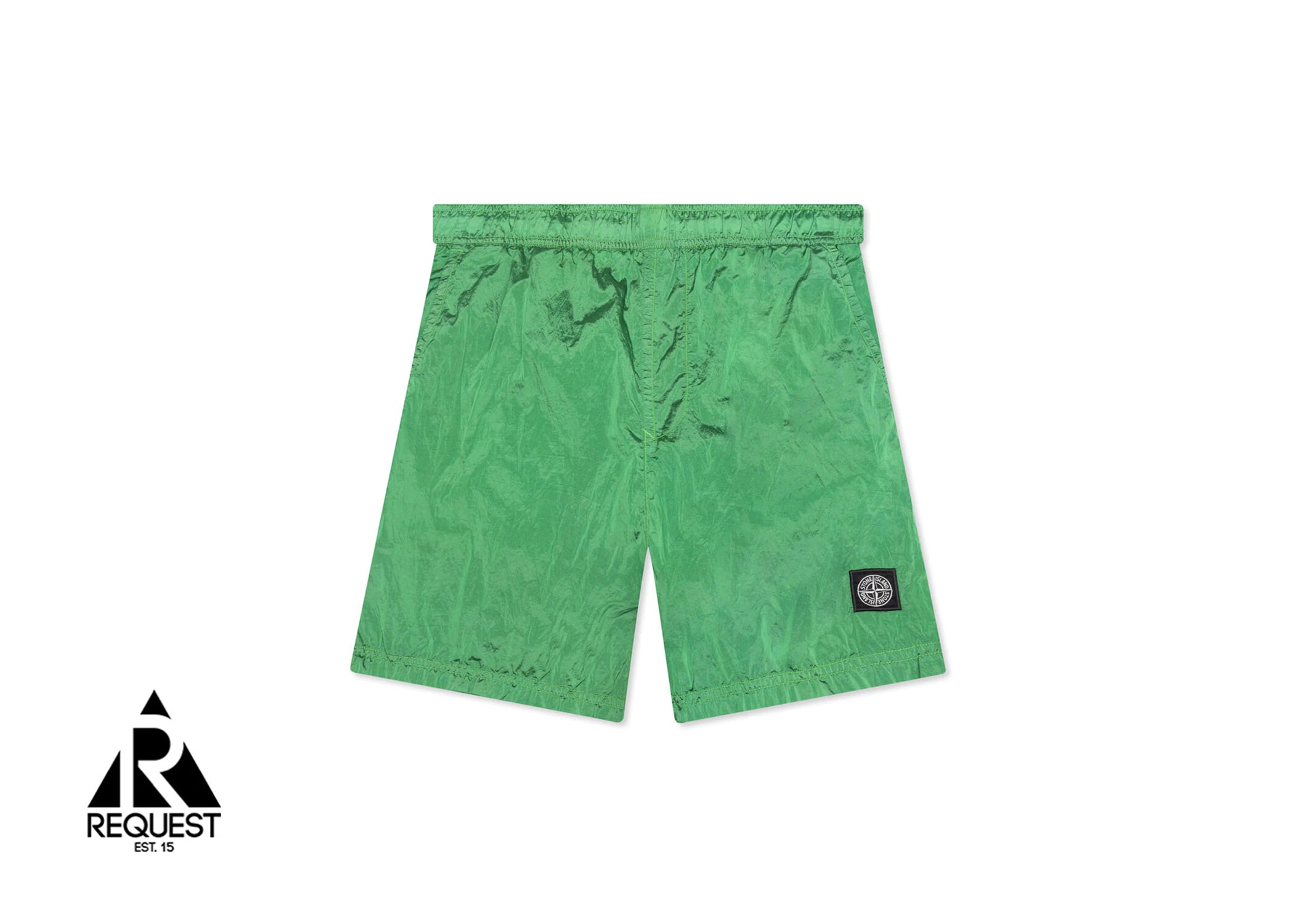 Stone Island Econyl Regenerated Nylon Shorts "Light Green"