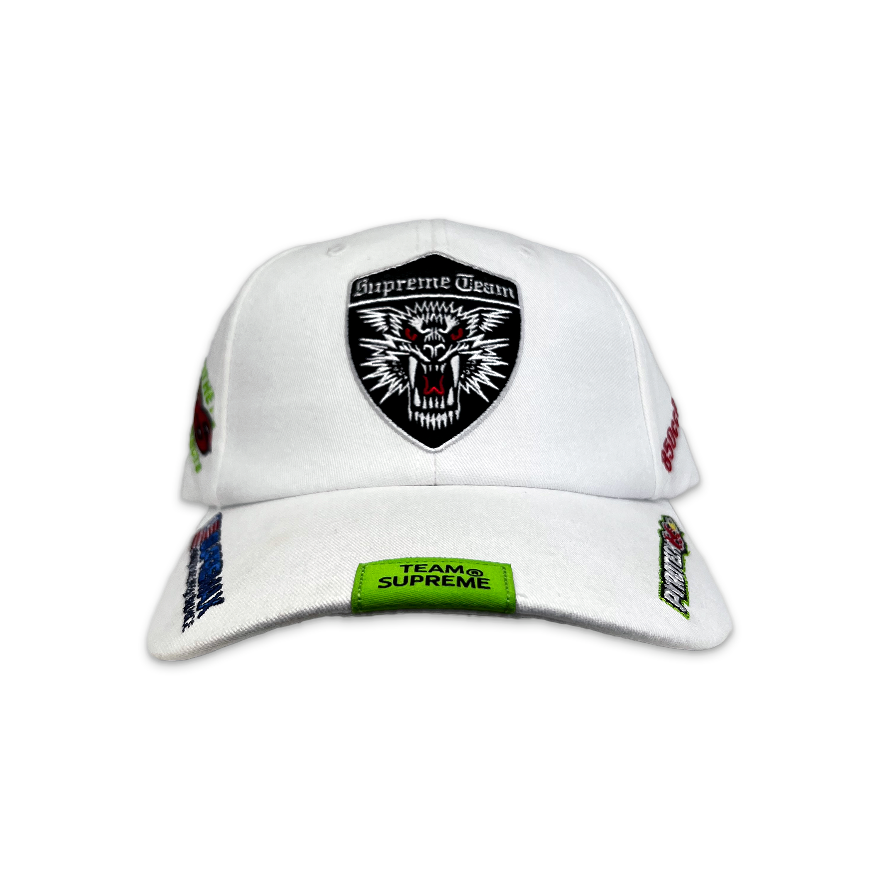 Racing Team 6-Panel Hat "White"