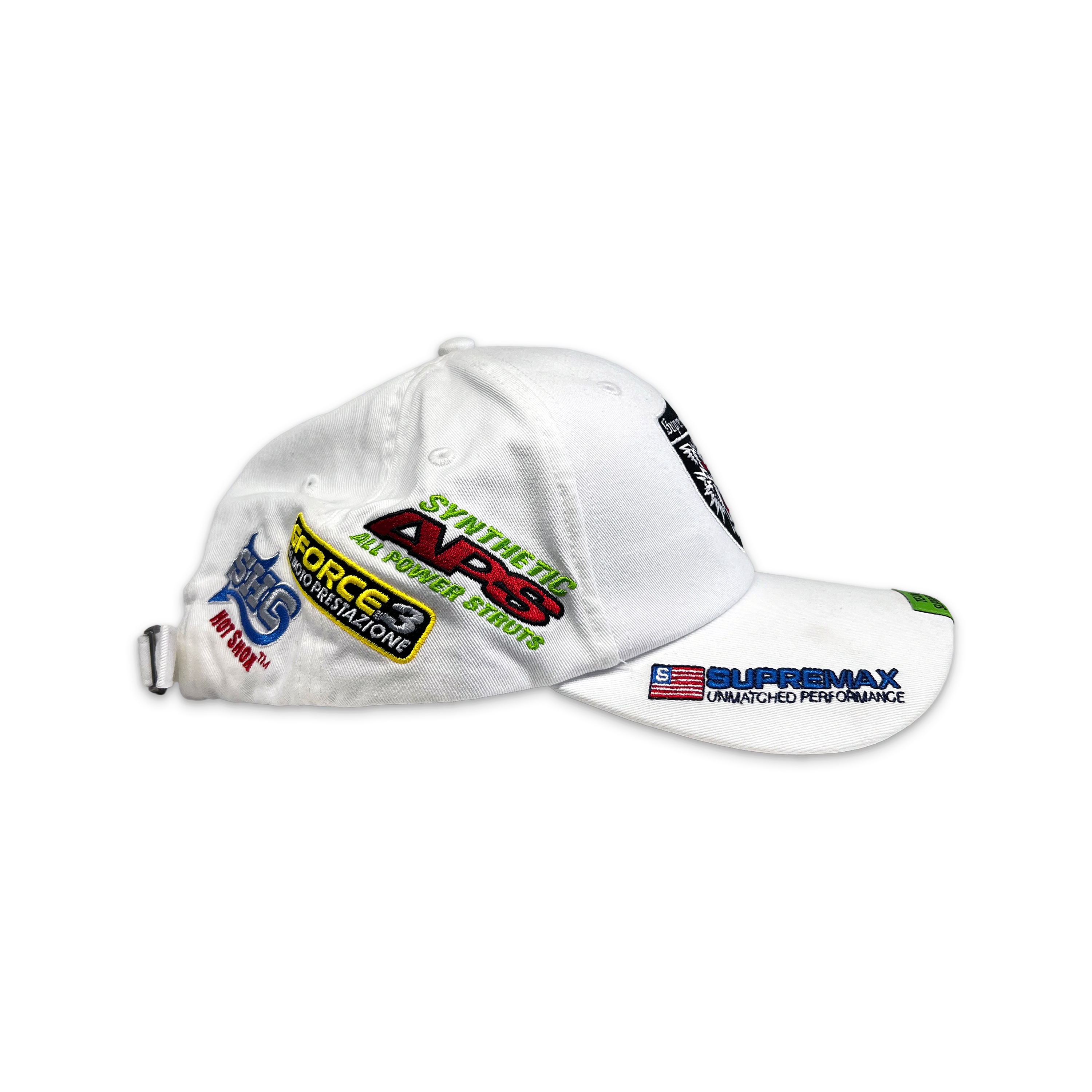 Racing Team 6-Panel Hat "White"