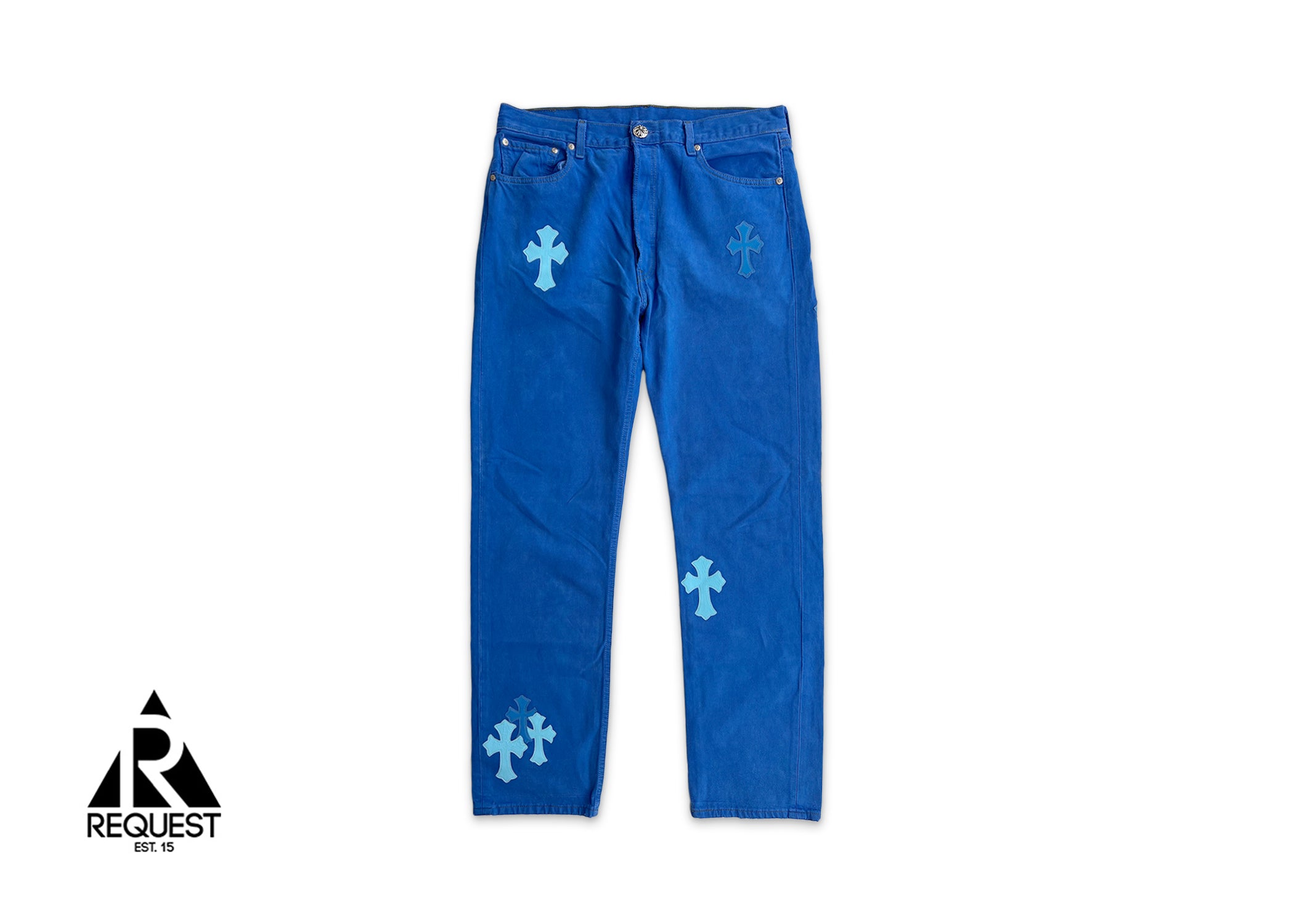 Levi's Blue Denim London Exclusive "Blue & Light Blue Crosses"