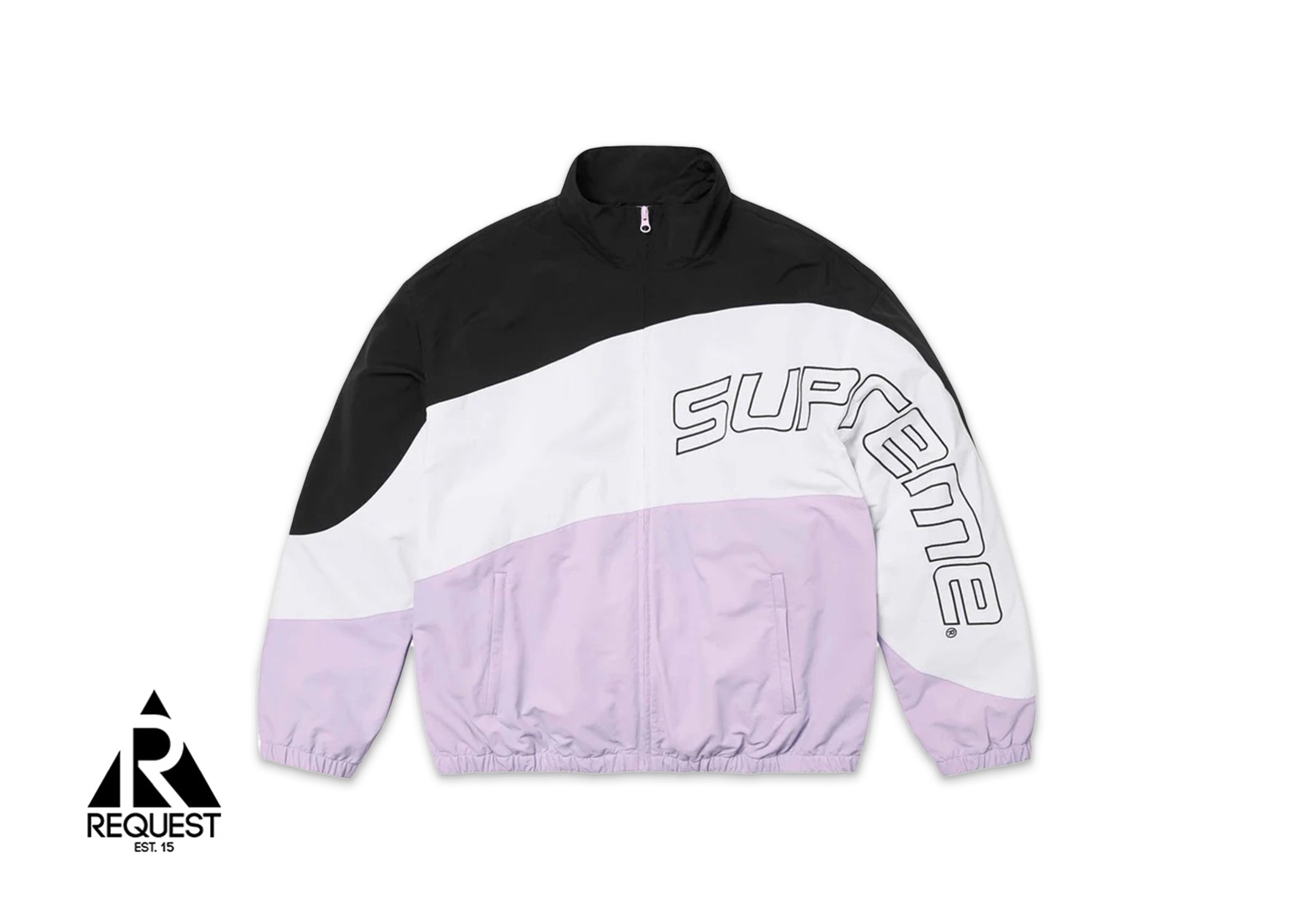 Supreme Curve Track Jacket “Light Purple”