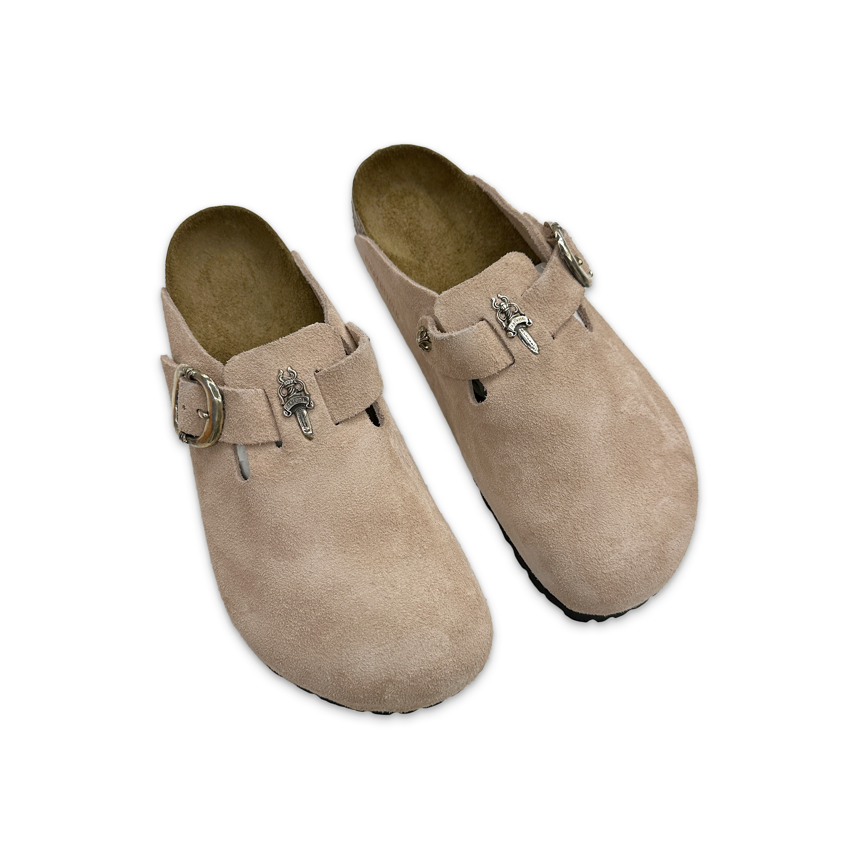 Chrome Hearts, Birkenstock Boston "Light Rose"