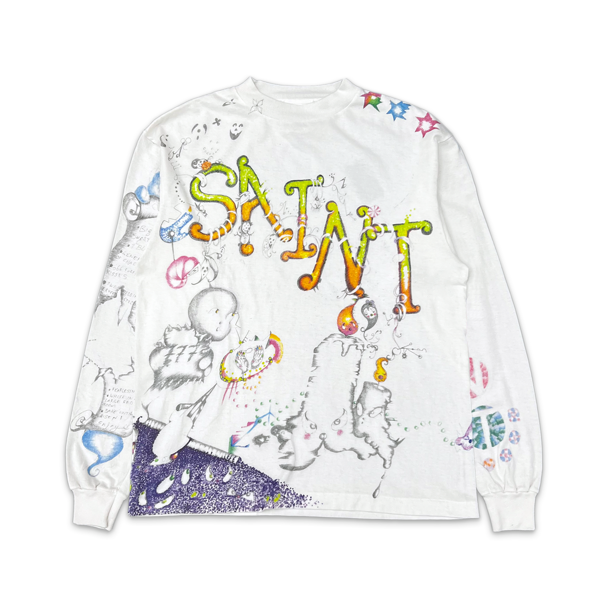 x Coco Star Sim L/S Tee "White"