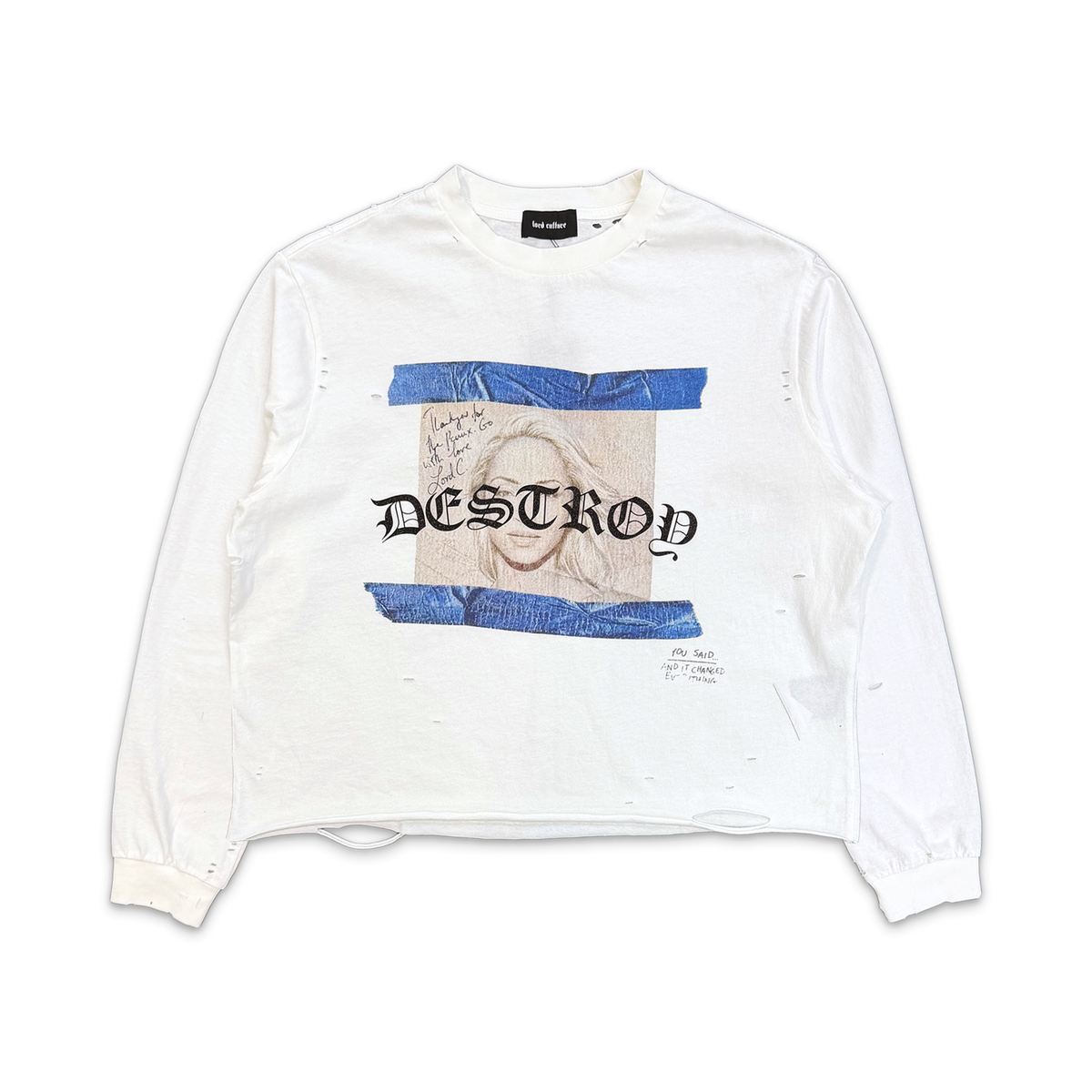 Confession L/S Tee "White"