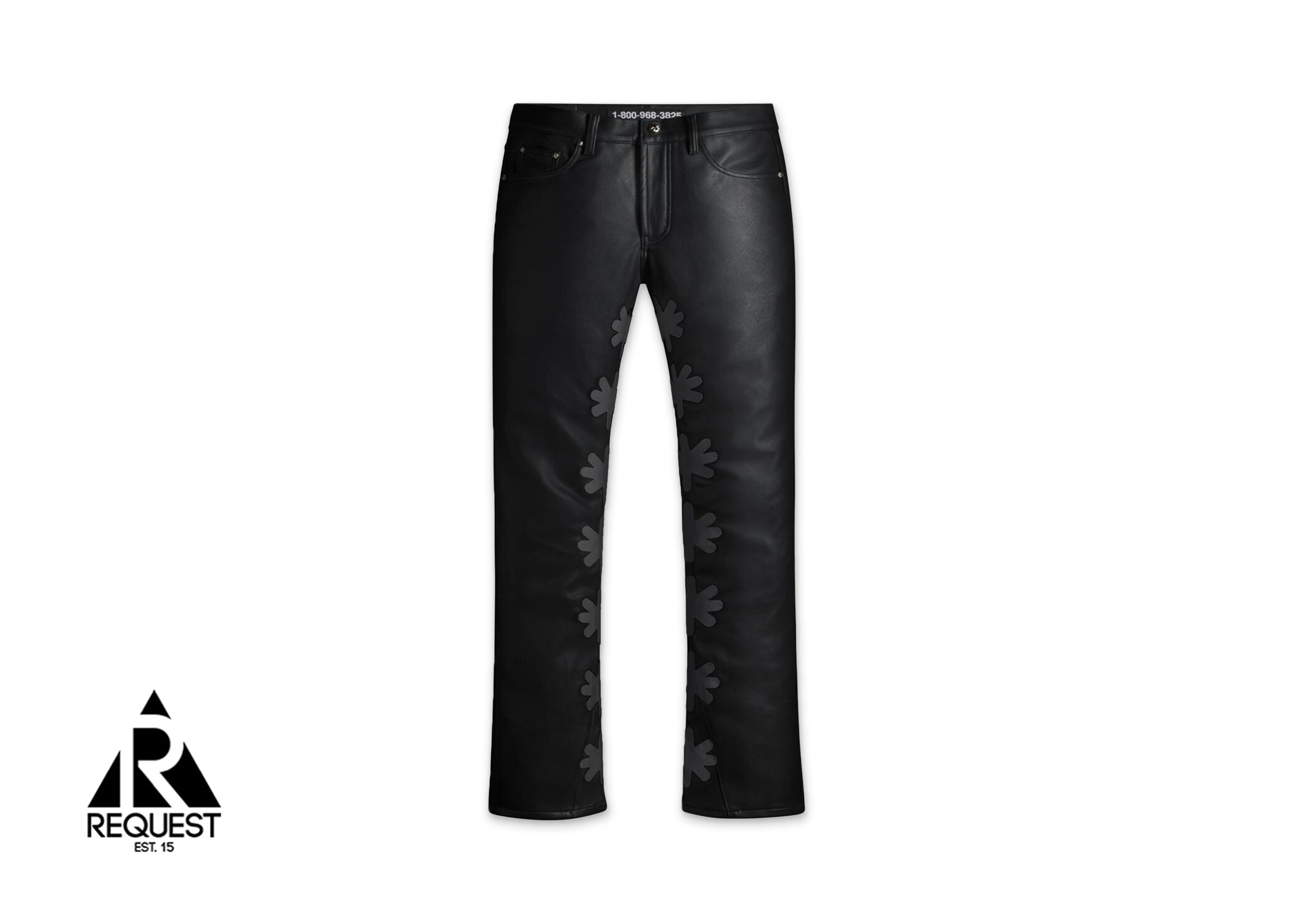LOSTSHDWS Sun Logo Leather Pants "Black/Black"