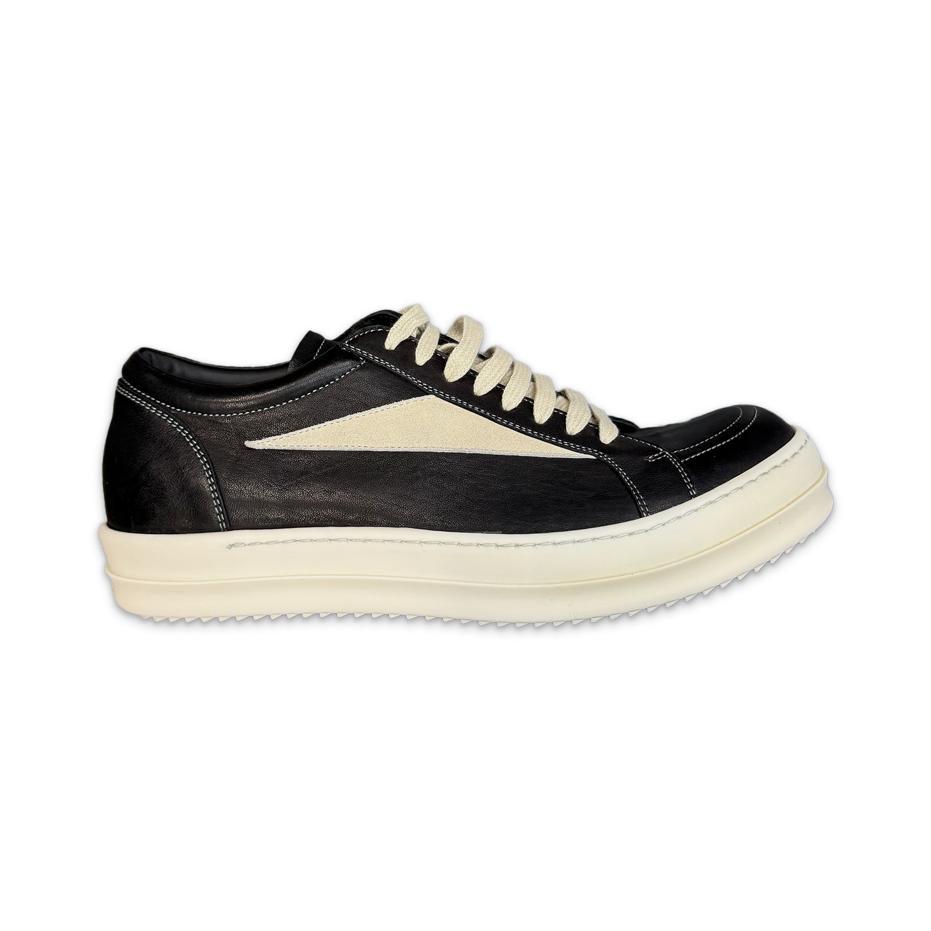 Concordians Leather Vintage Sneaks "Black Milk"
