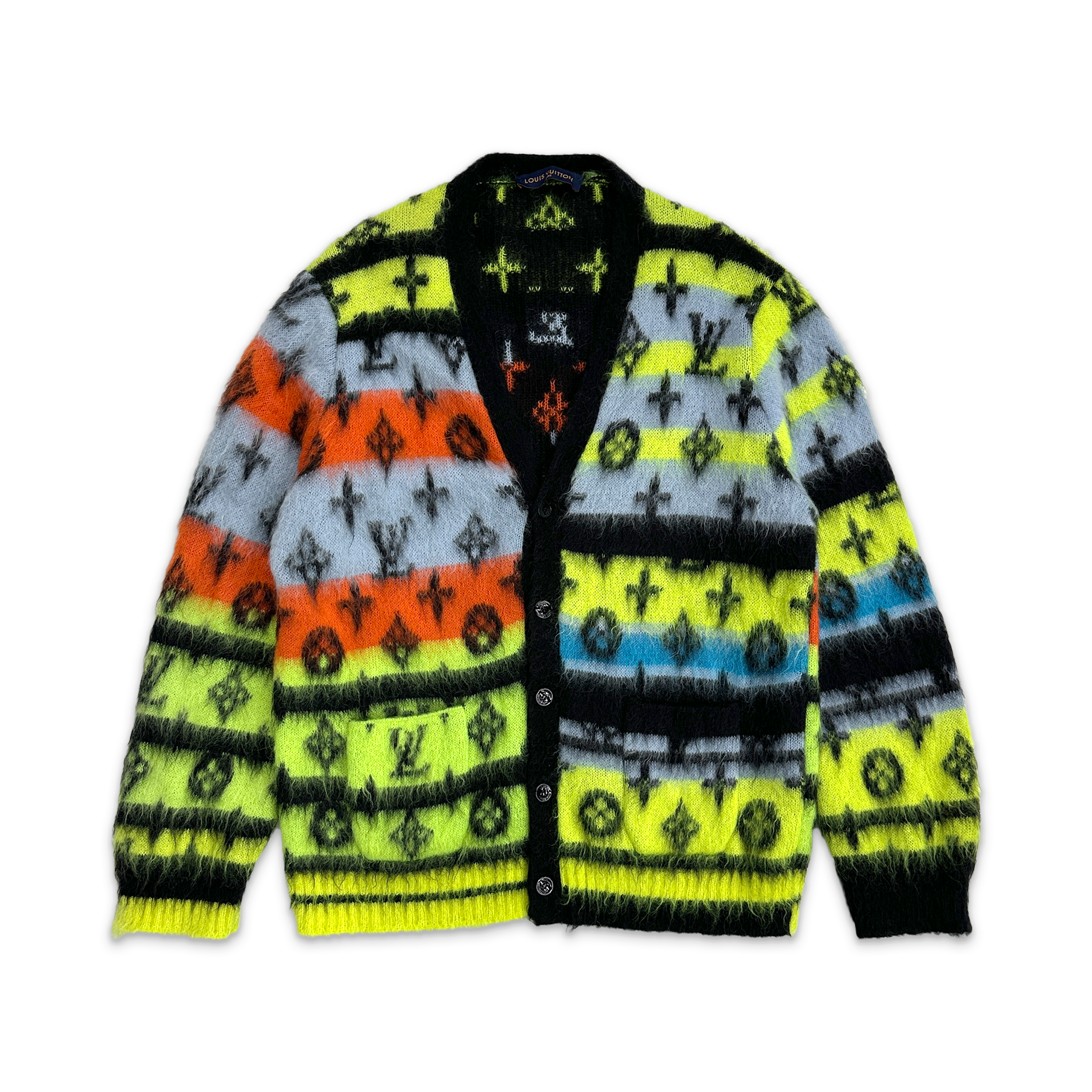 Louis Vuitton, Monogram Mohair Cardigan "Multicolor"