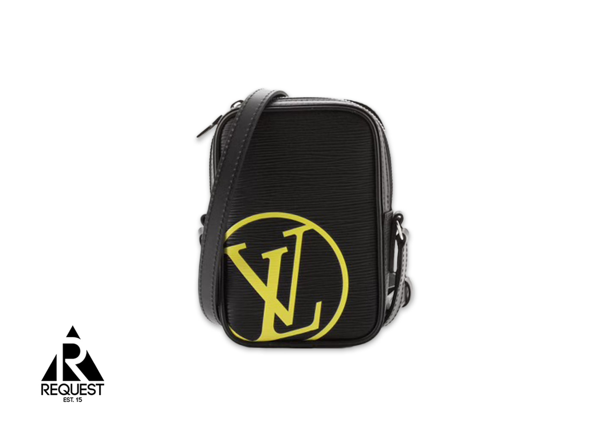 Louis Vuitton Danube Handbag Initials PM Epi Leather "Black/Yellow"