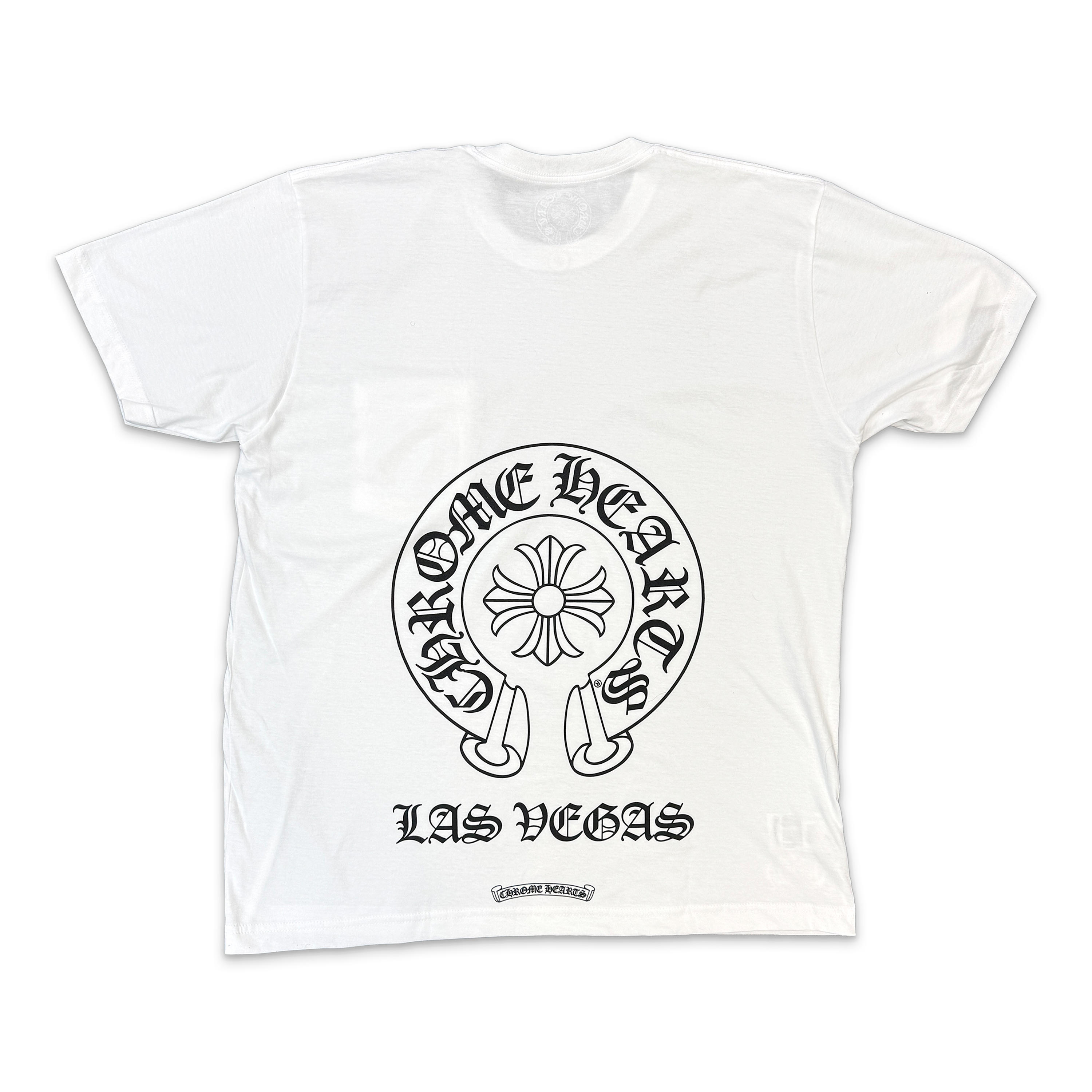 Las Vegas Horseshoe Tee "White"