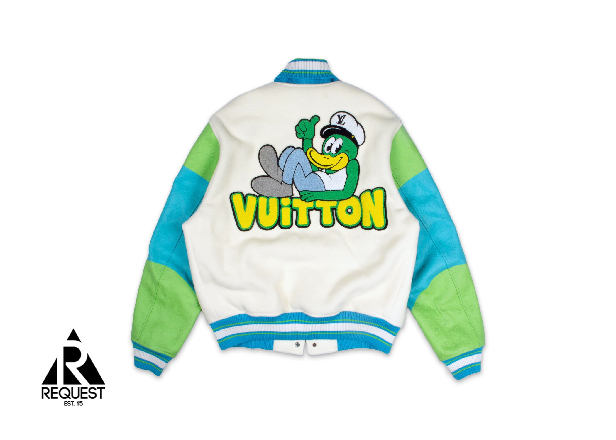 Louis Vuitton Playground Varsity Blouson Jacket "Blue/Green"