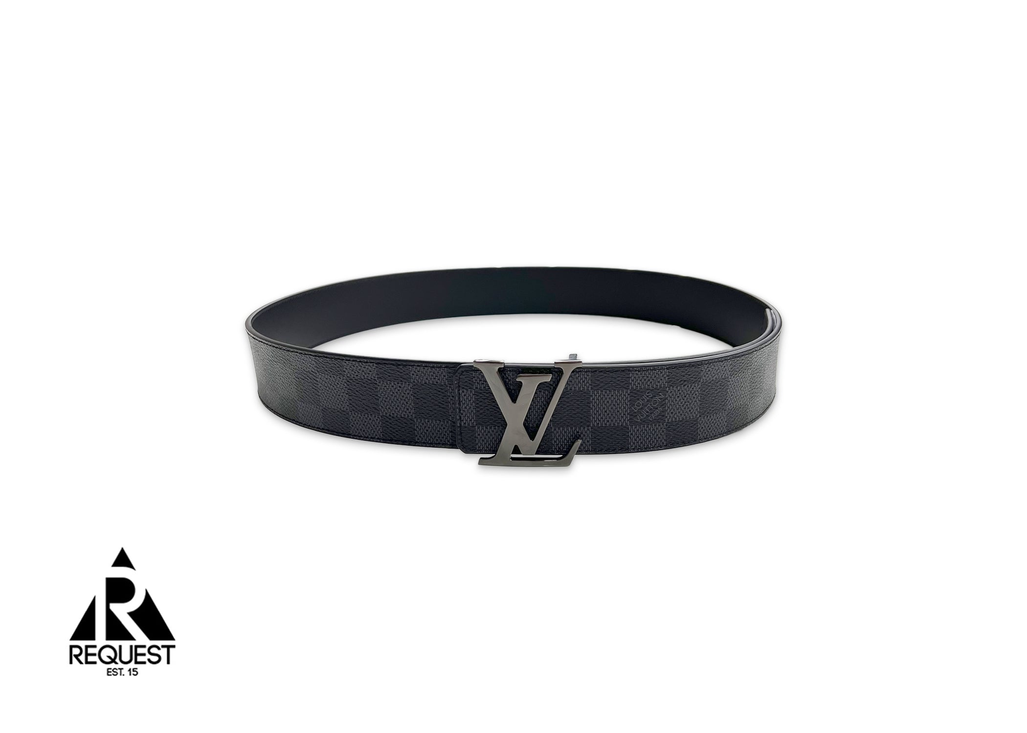Louis Vuitton, LV Initials 40mm Reversible Belt "Damier Graphite"