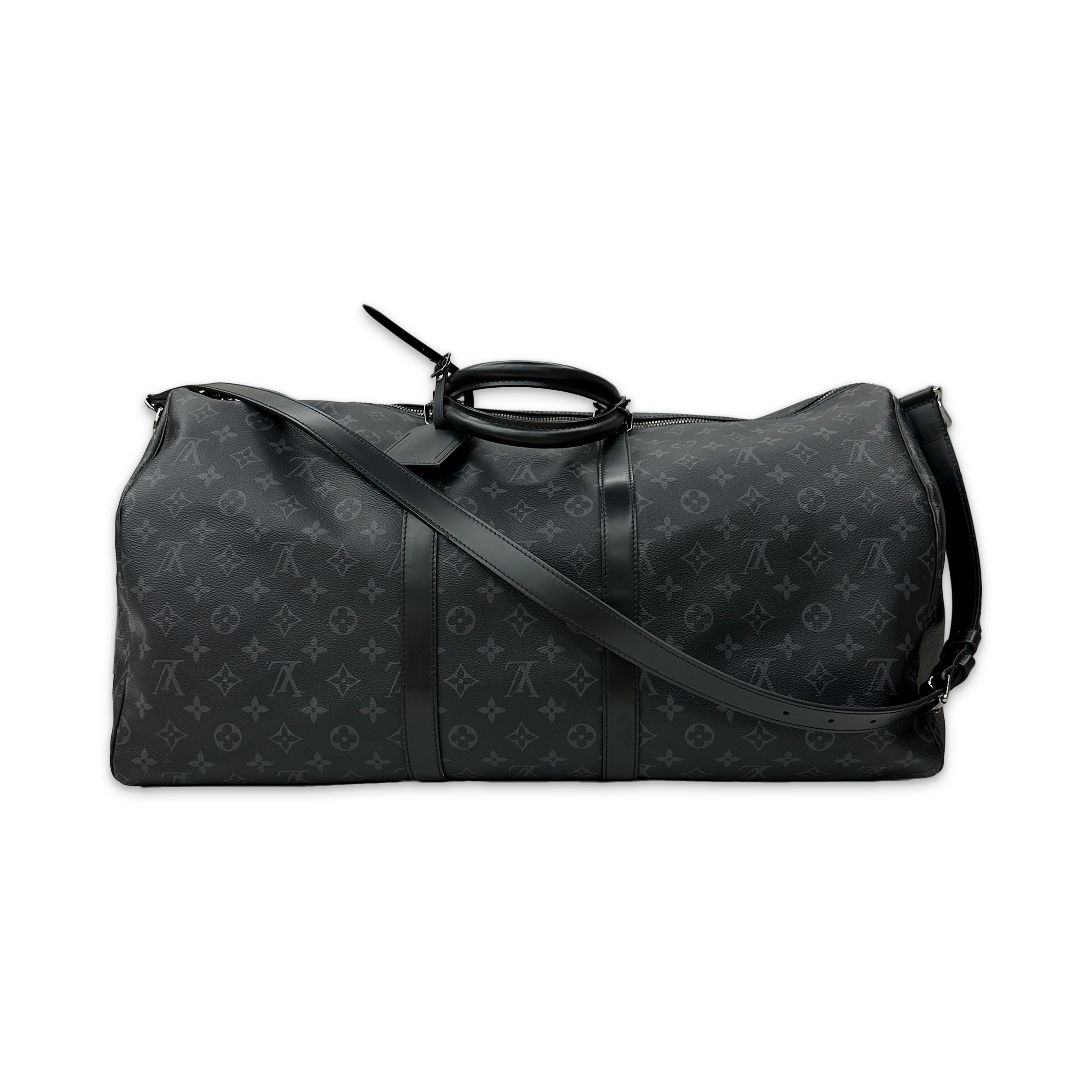 Louis Vuitton, Keepall Bandouliere 55 "Black Monogram"