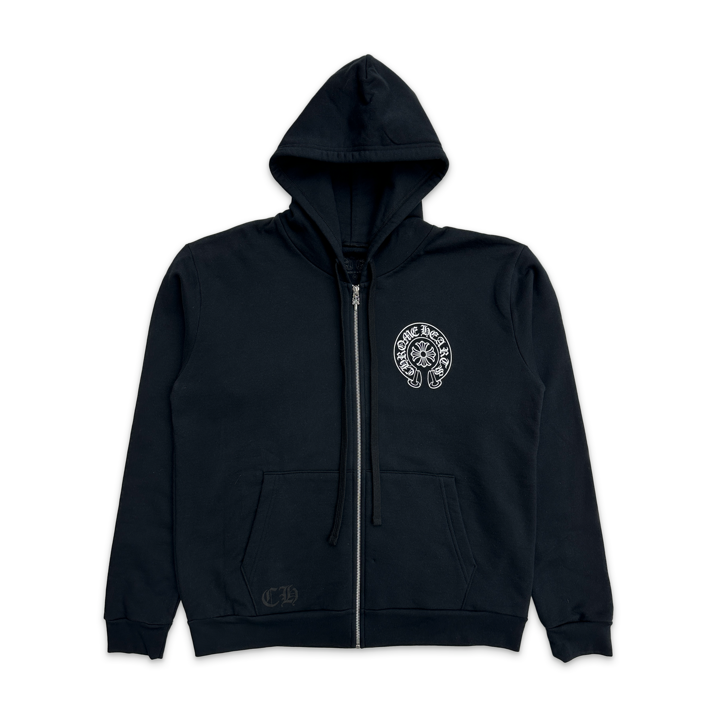 Las Vegas Horseshoe Zip Hoodie "Black"