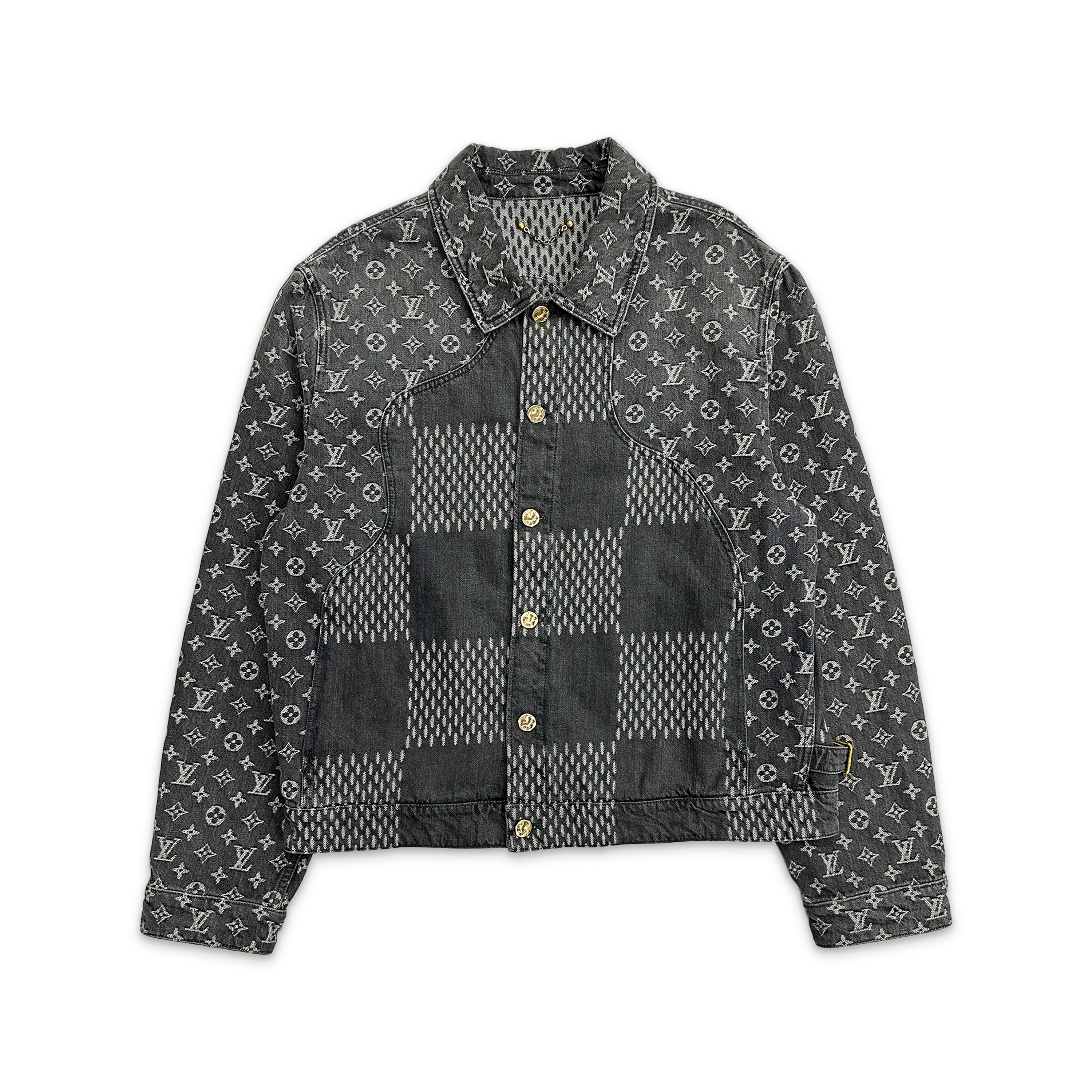 Nigo Damier Waves Monogram Denim Jacket "Black"