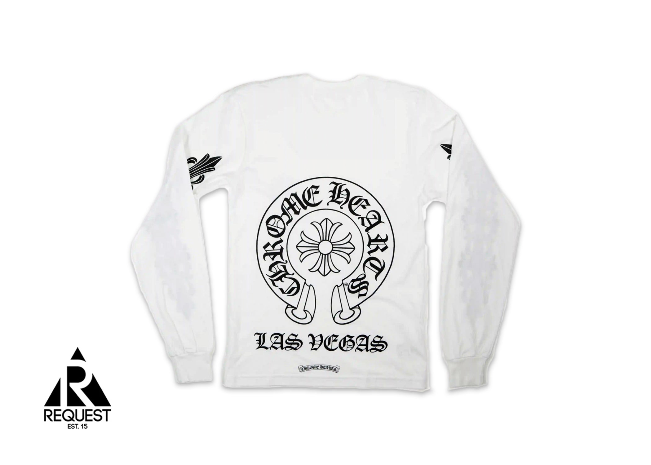 Chrome Hearts Las Vegas Horseshoe L/S Tee "White"