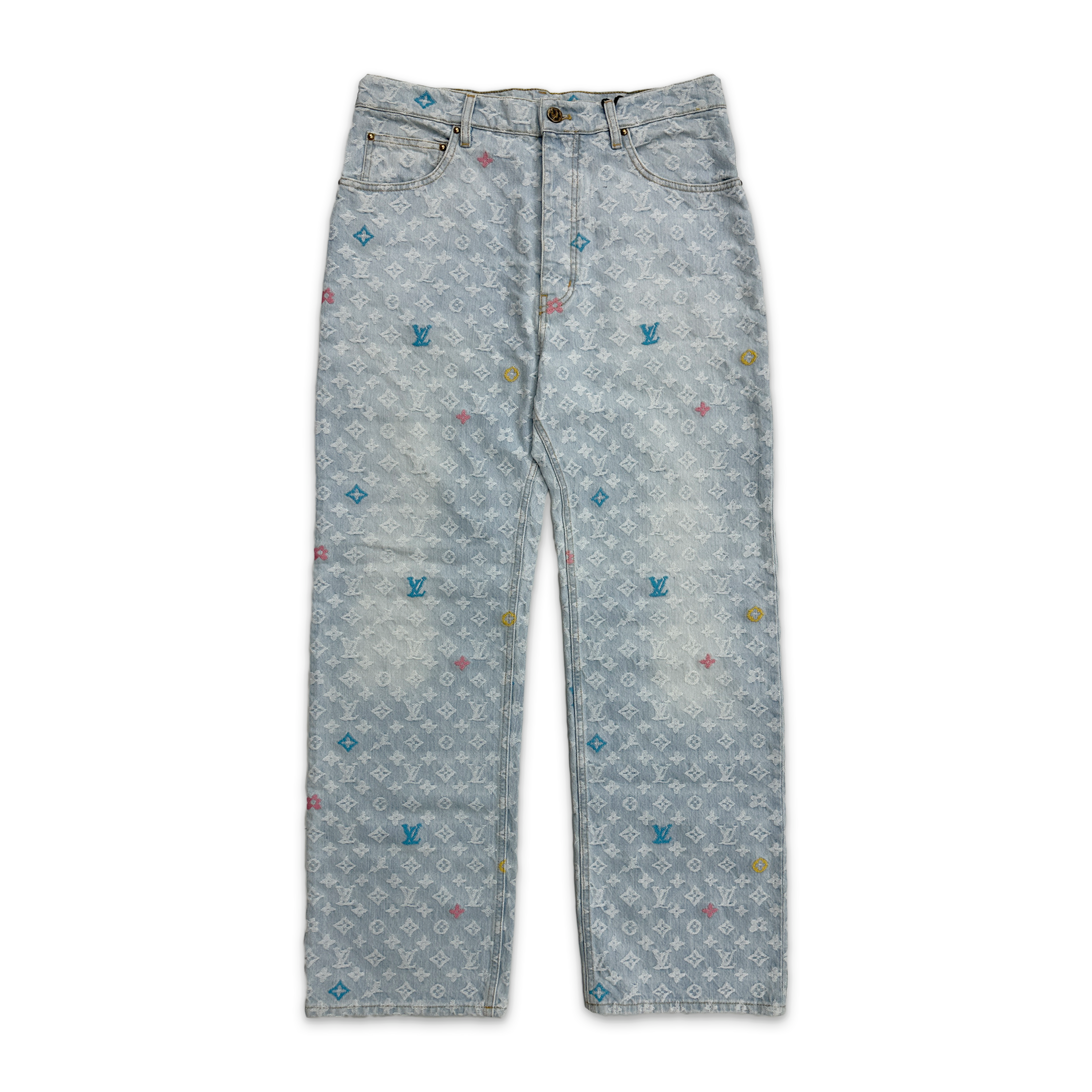 By Tyler, The Creator Monogram Denim Pants "Washed Indigo"