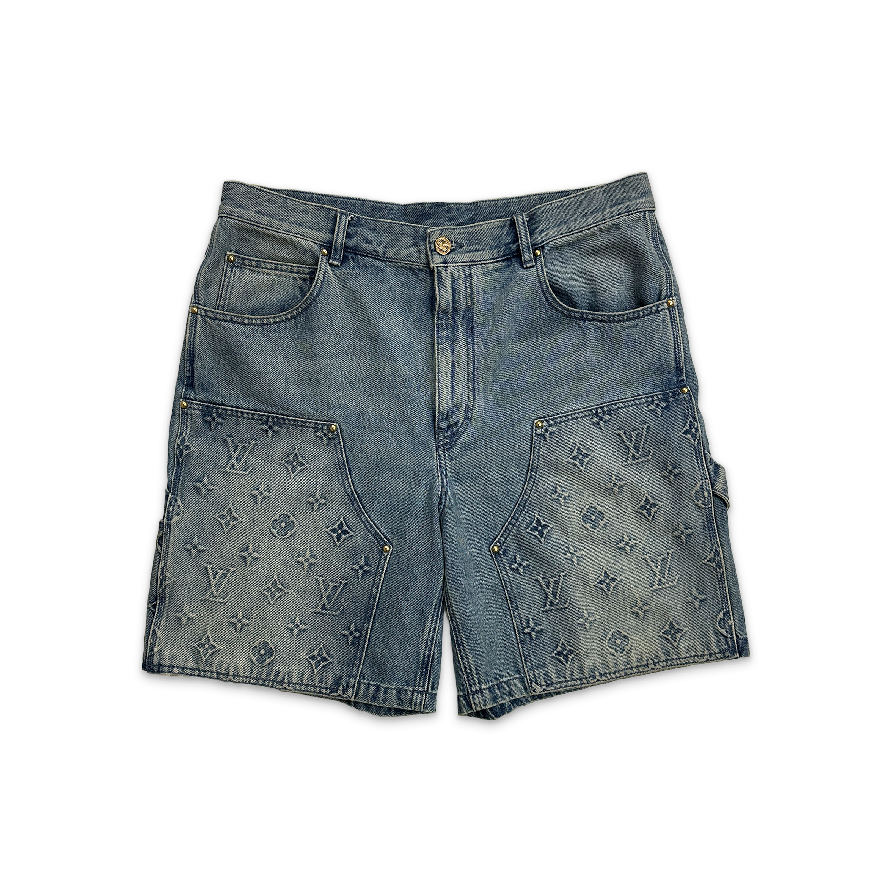 Denim Carpenter Shorts “Blue”