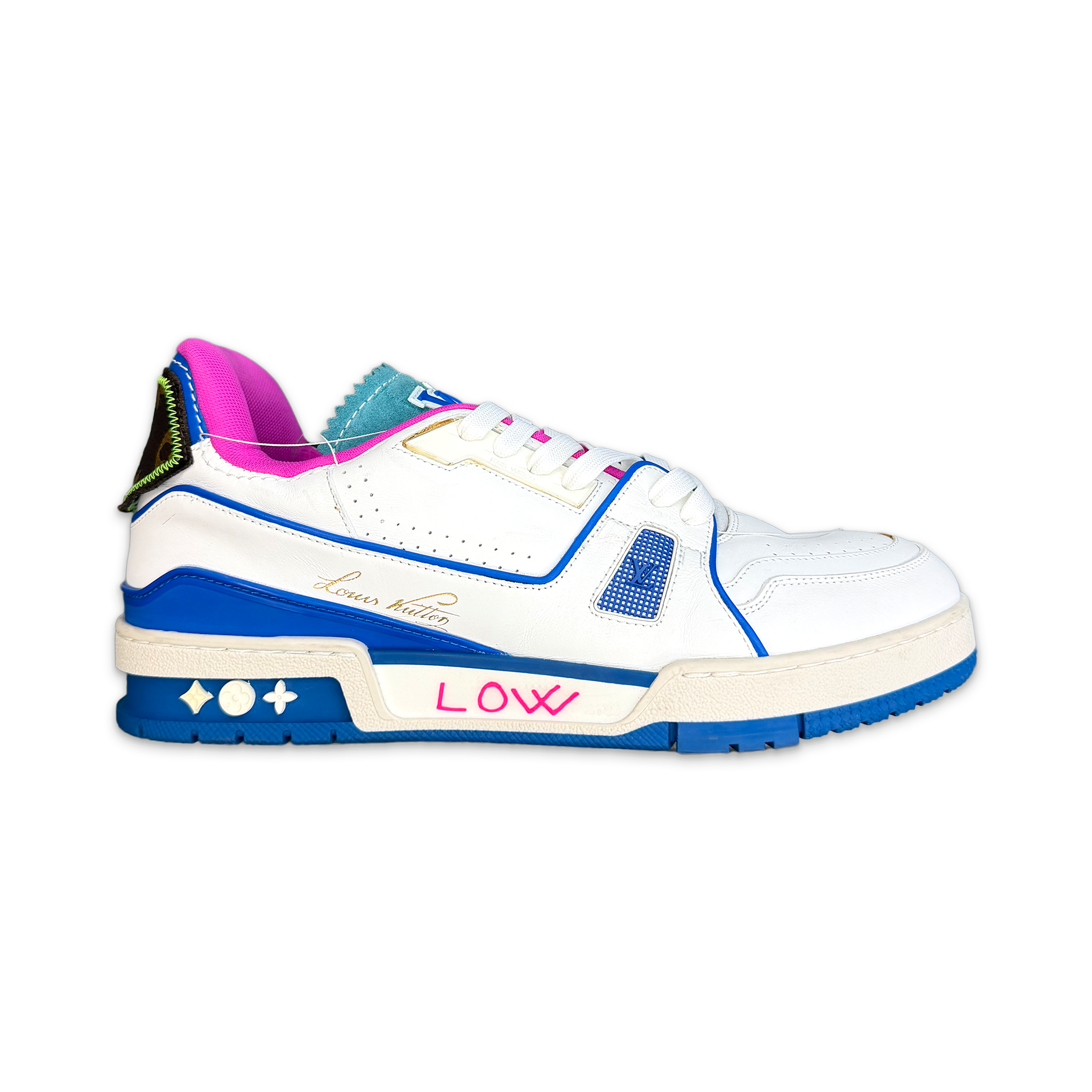 LV Trainer Recycled "Multicolor Pink Blue"