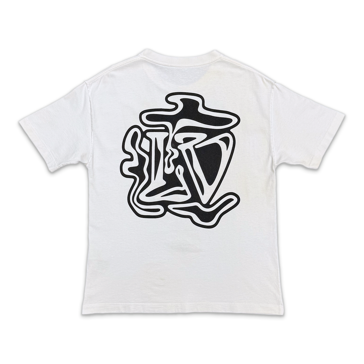 Smoke Logo Tee "White"