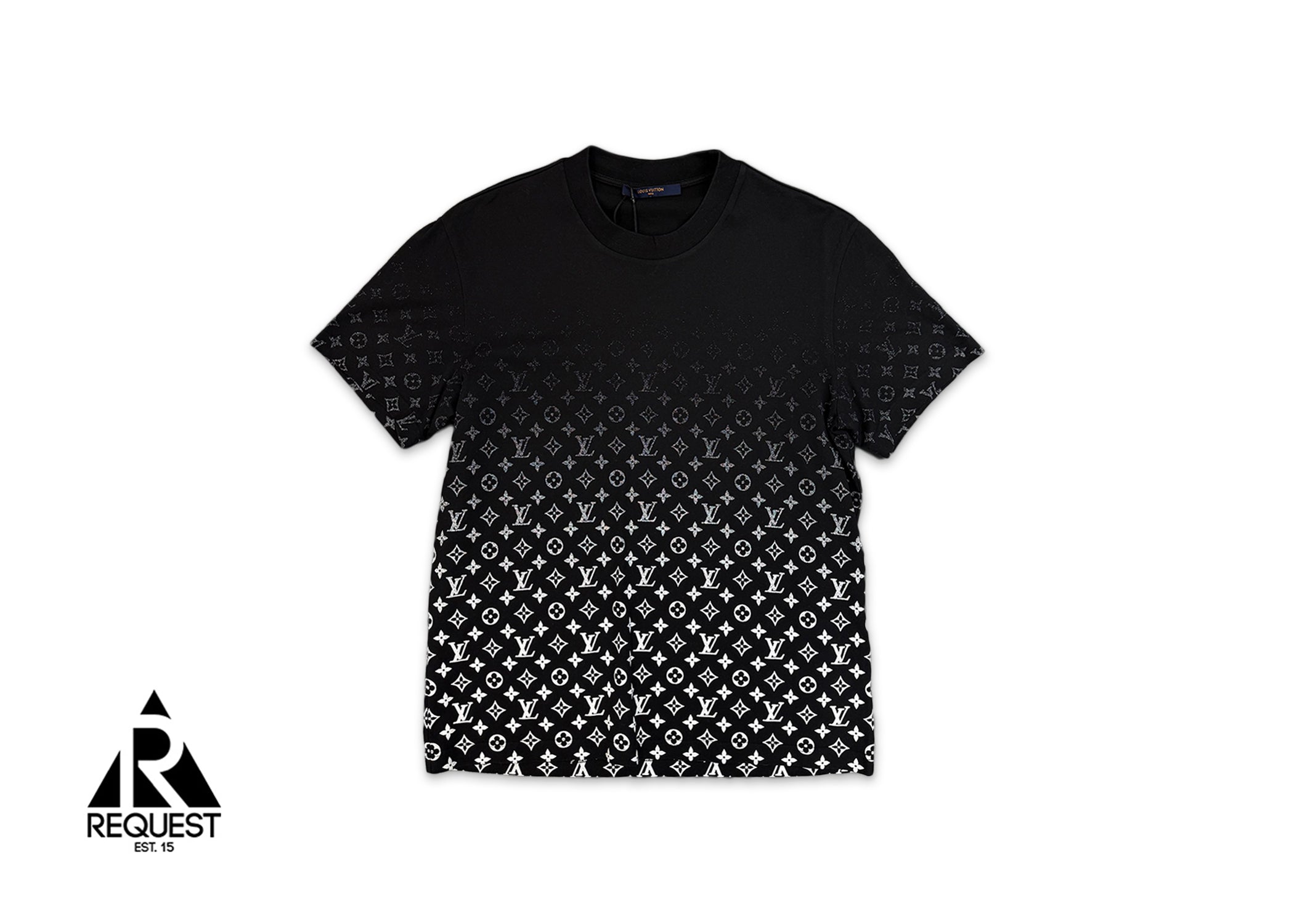 Monogram Gradient Tee "Black White"