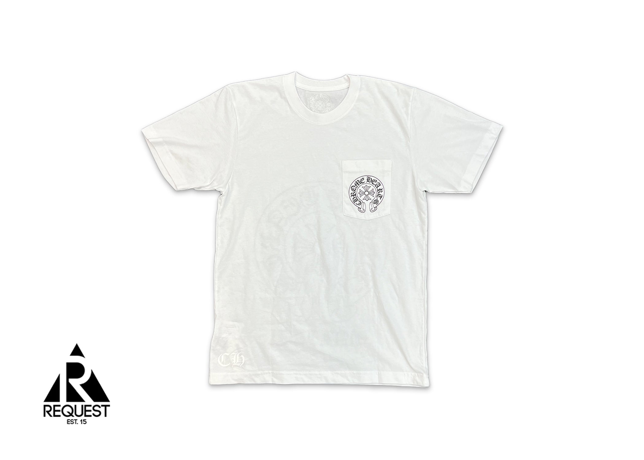 Chrome Hearts Malibu Horseshoe Tee "White"