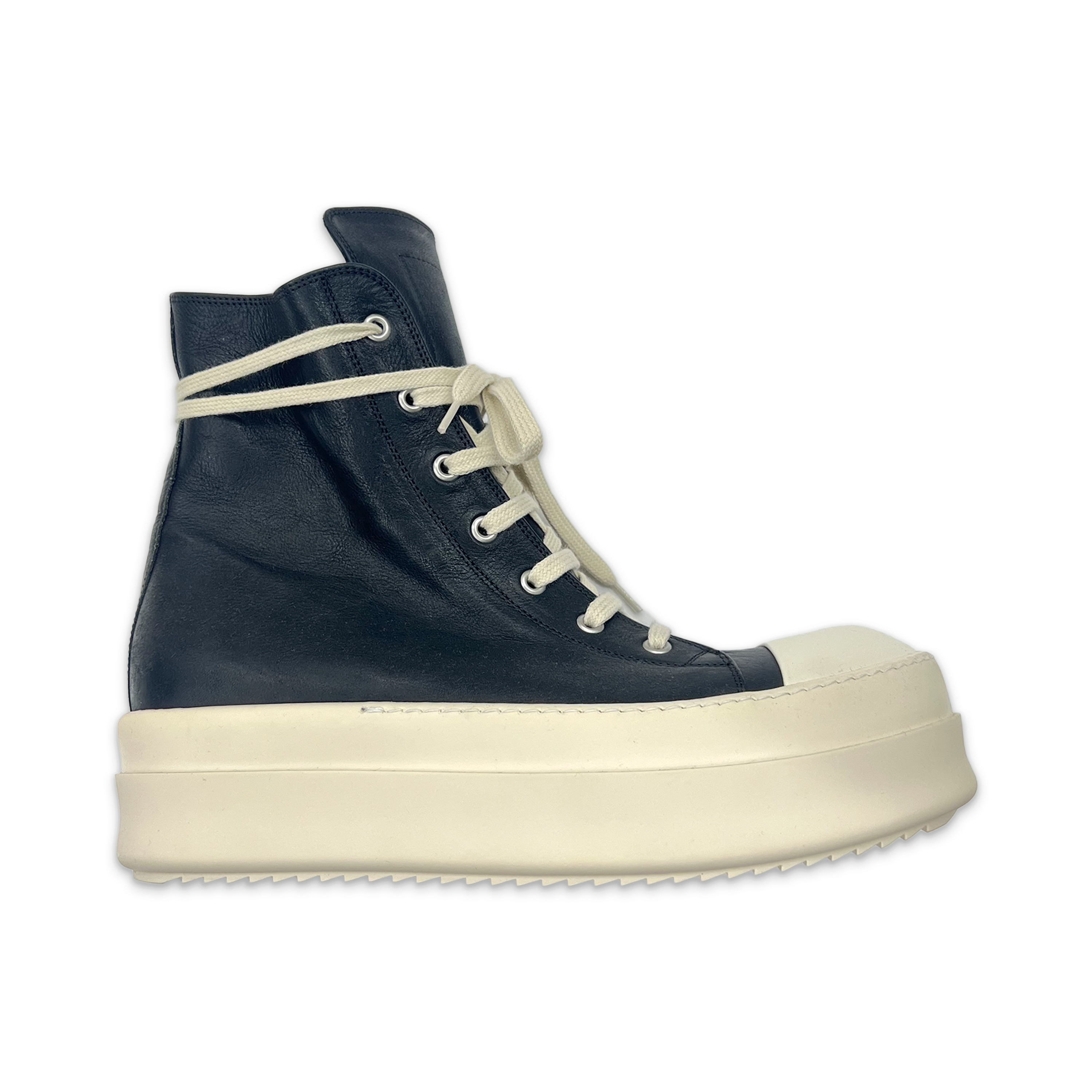 Lido Ramones Leather Mega Bumper High "Black Milk"