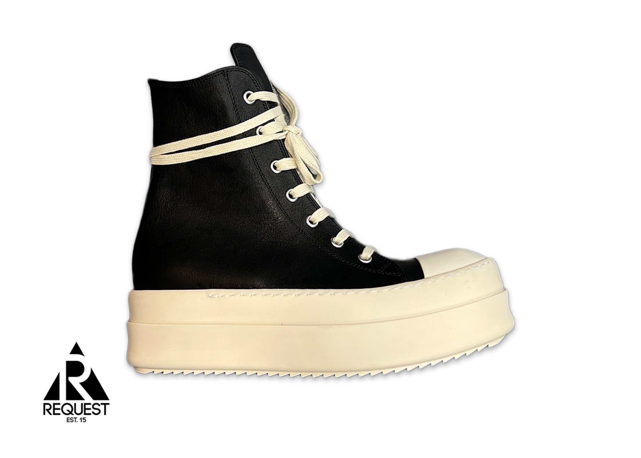 Leather Mega Bumper Sneaks “Black Milk”