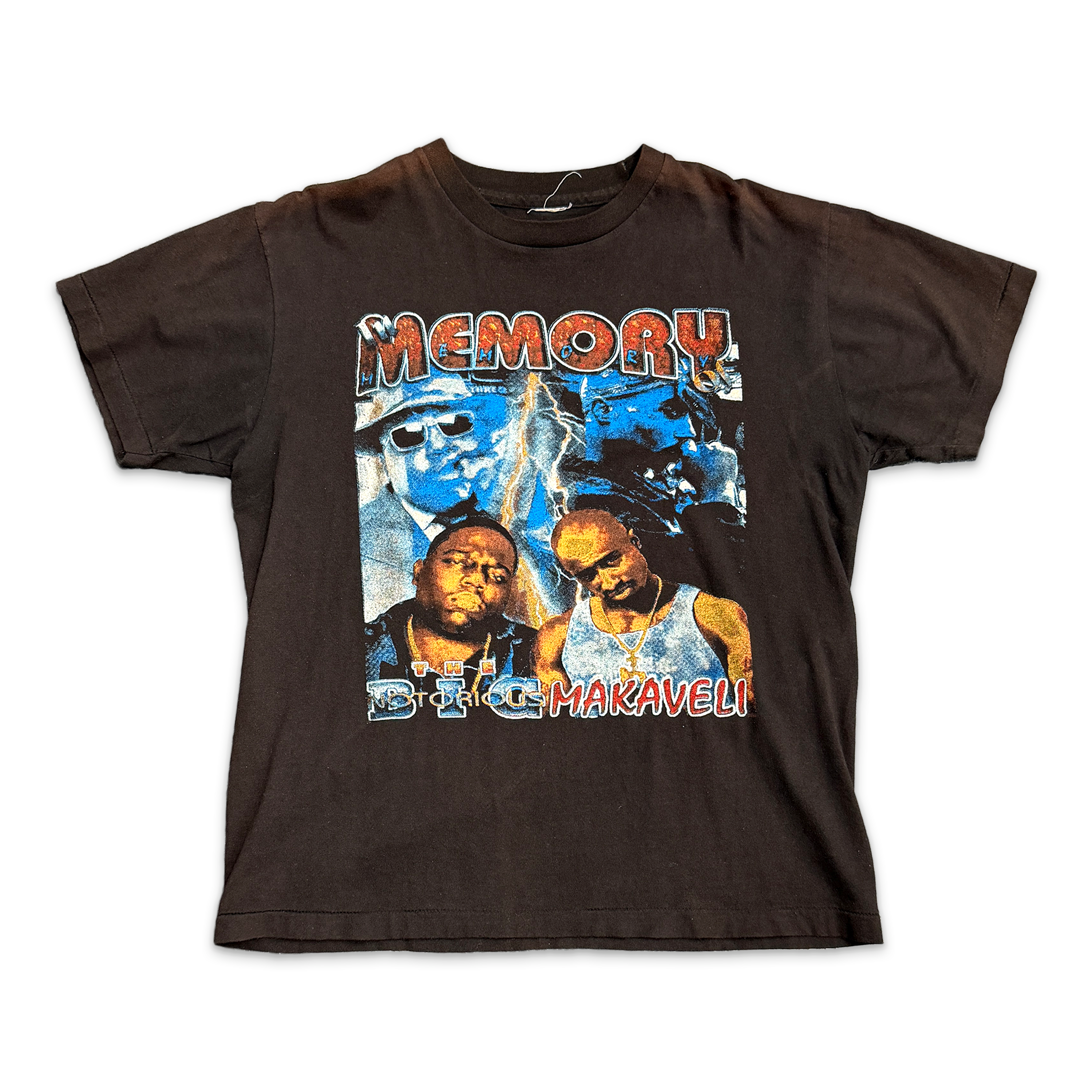 Memory Biggie 2Pac Tee "Faded Black"