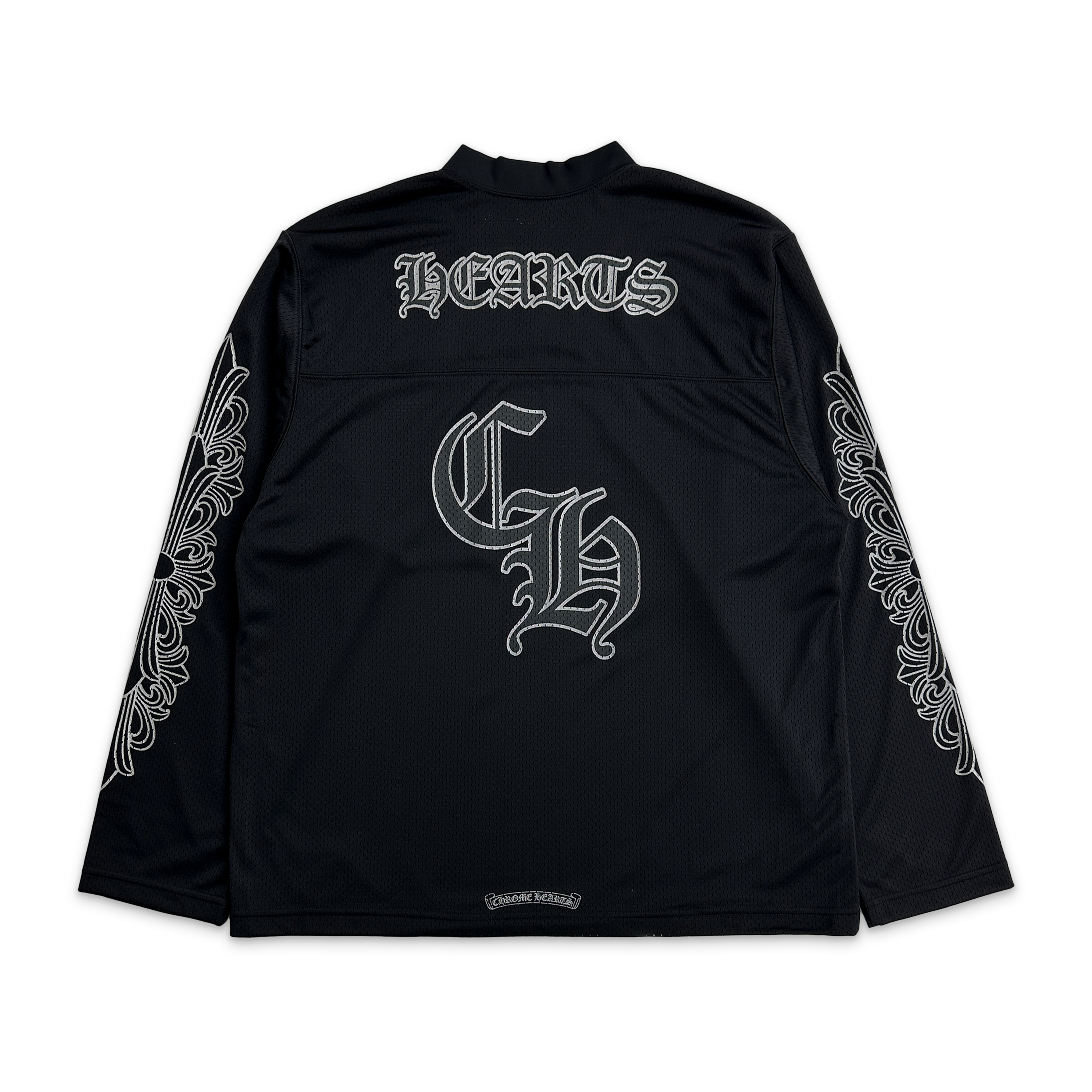 【CHROME HEARTS】SPORTS MESH LONG WARM UP JERSEY Chrome Hearts Sports Mesh Warm Up Jersey Blue Men's - SS23 - US