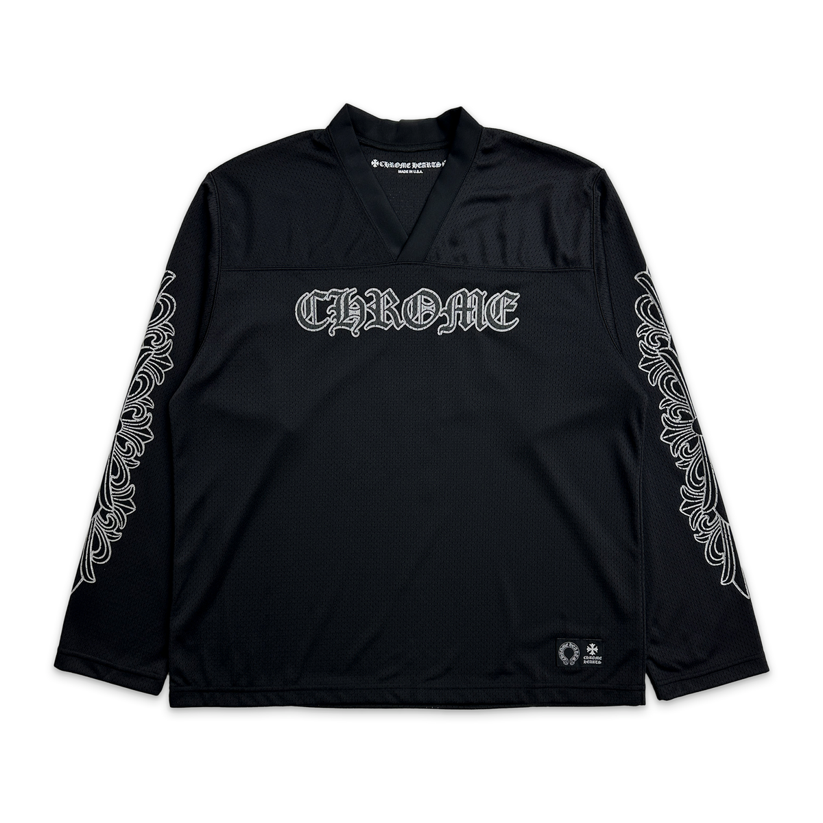 Sports Mesh Long Sleeve Warm Up Jersey “Black” Sports Mesh Long Sleeve Warm Up Jersey “Black”