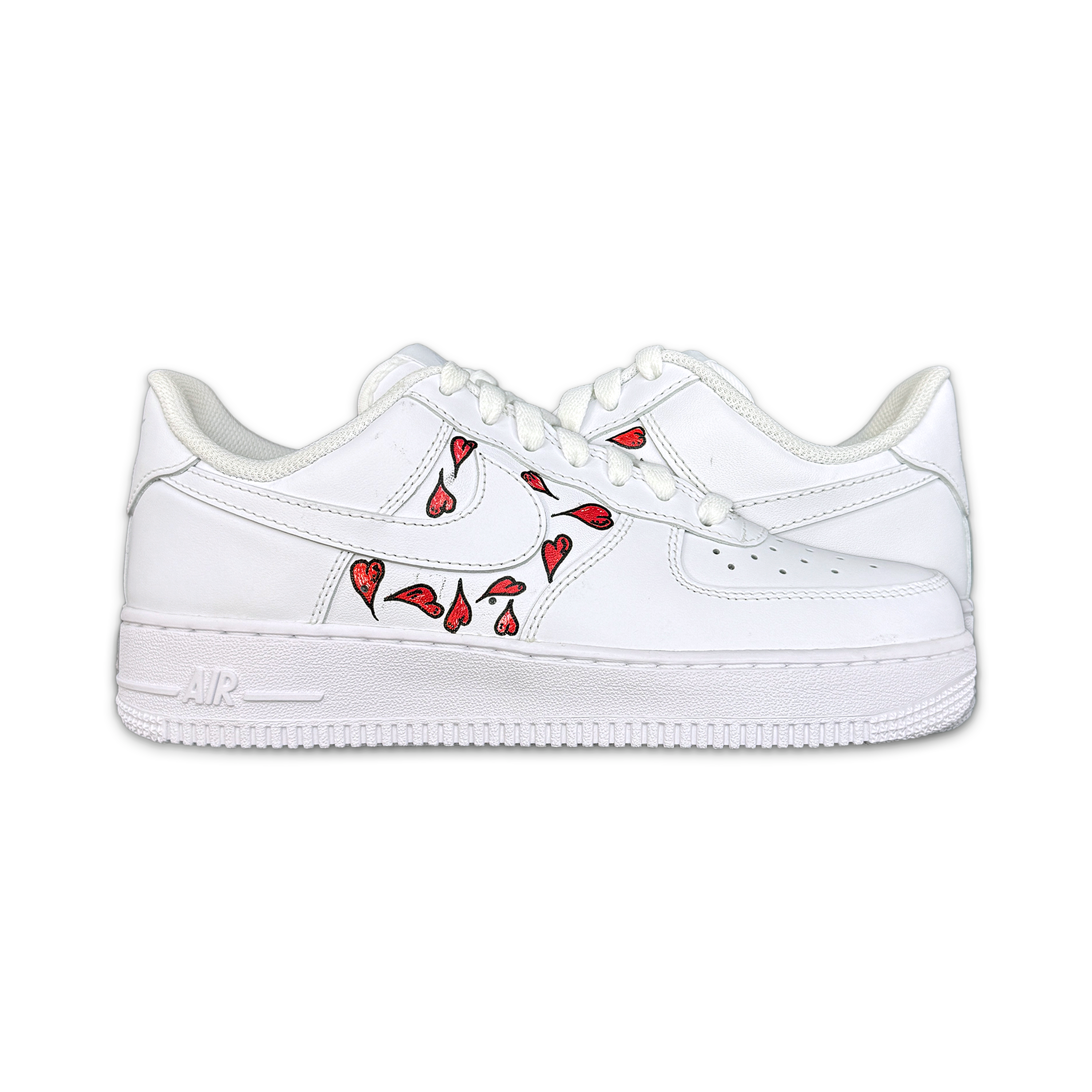 nike air force red heart