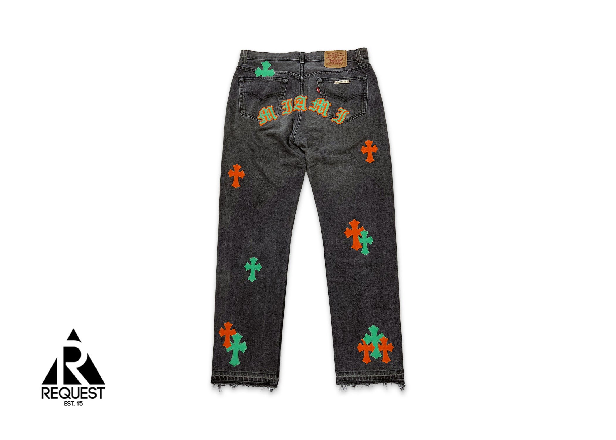 Levi's Miami Exclusive “Green & Orange Crosses"