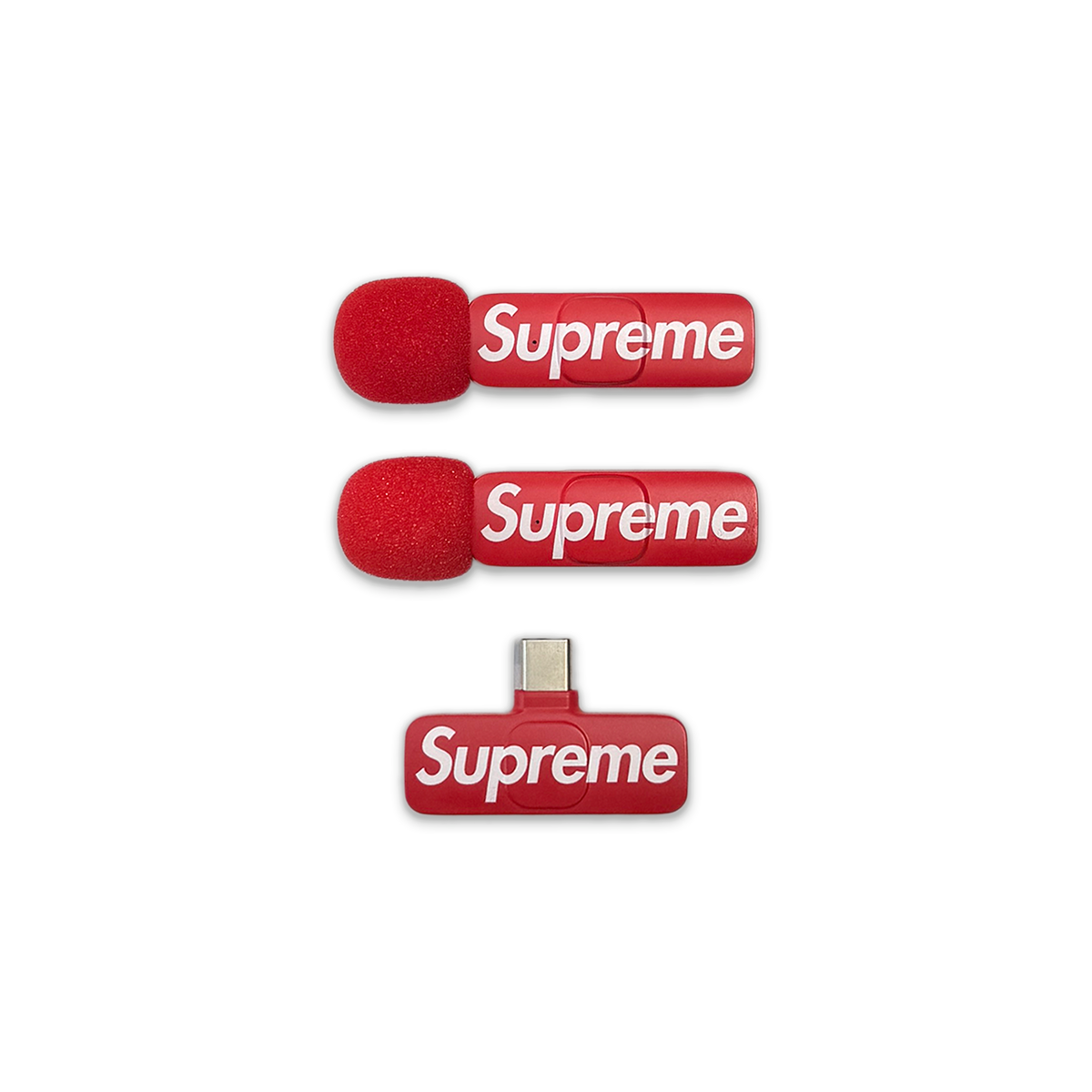 Mini Mic Set Of 2 "Red"