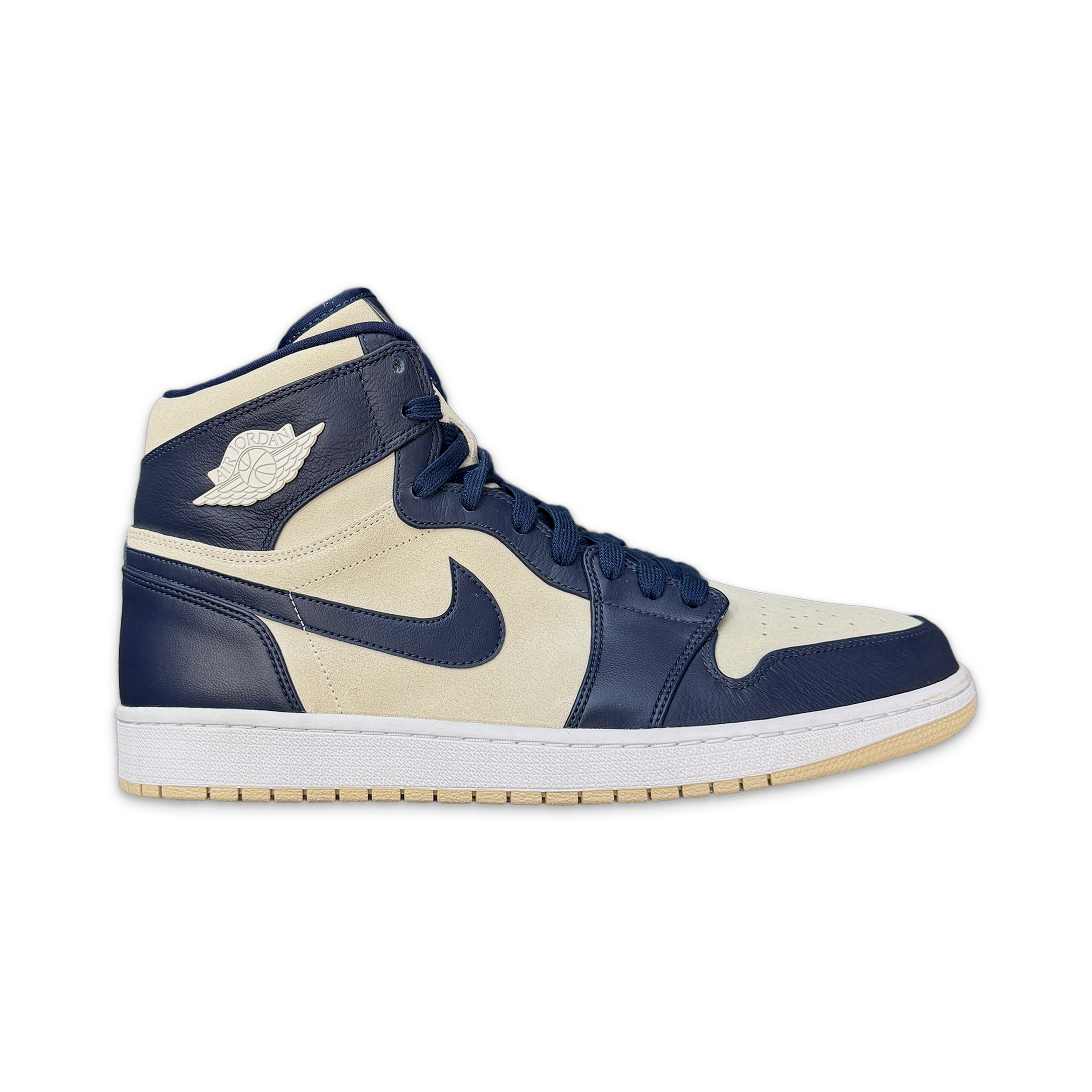Air Jordan 1 Retro Premium "Midnight Navy Light Cream" (W)