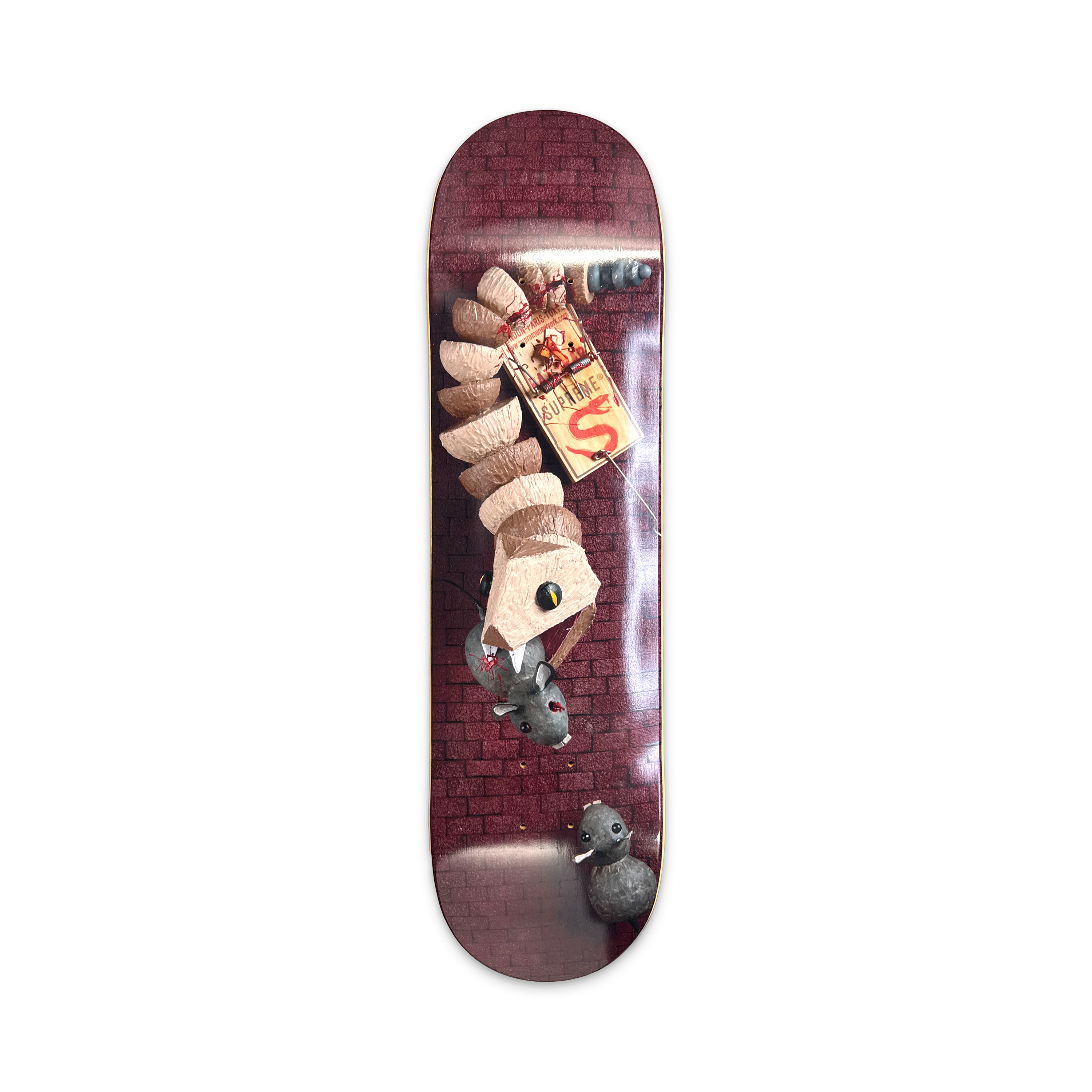 Supreme Mike Hill Snake Trap Skateboard Deck "Multi"