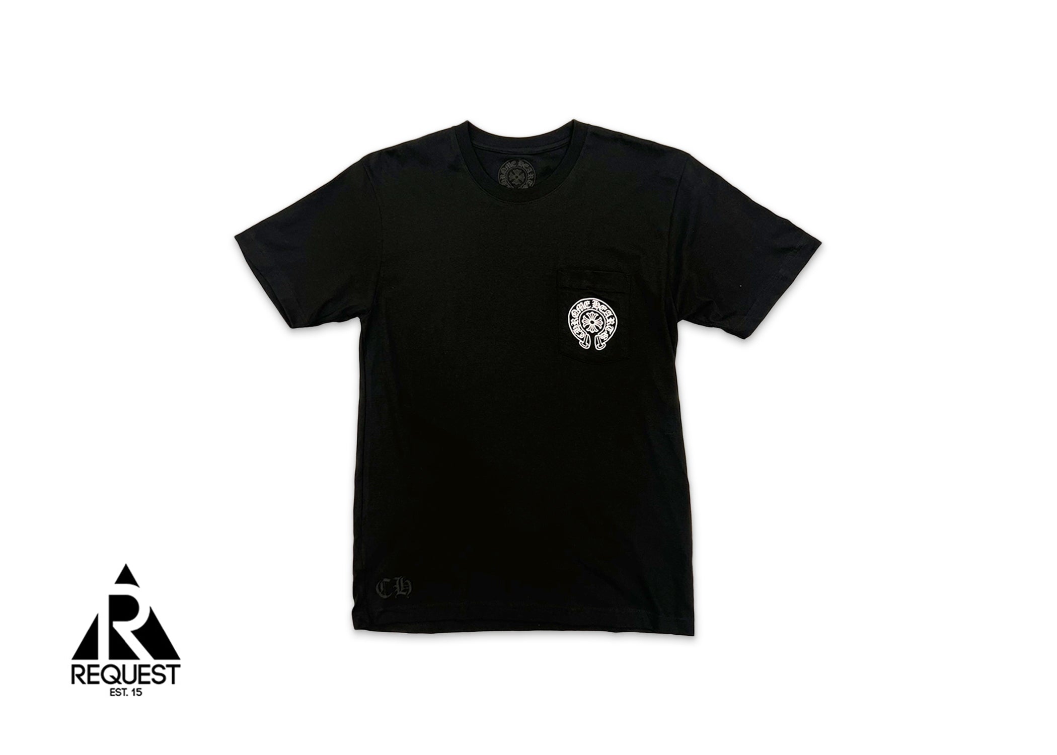 Miami Horseshoe Pocket Tee "Black"