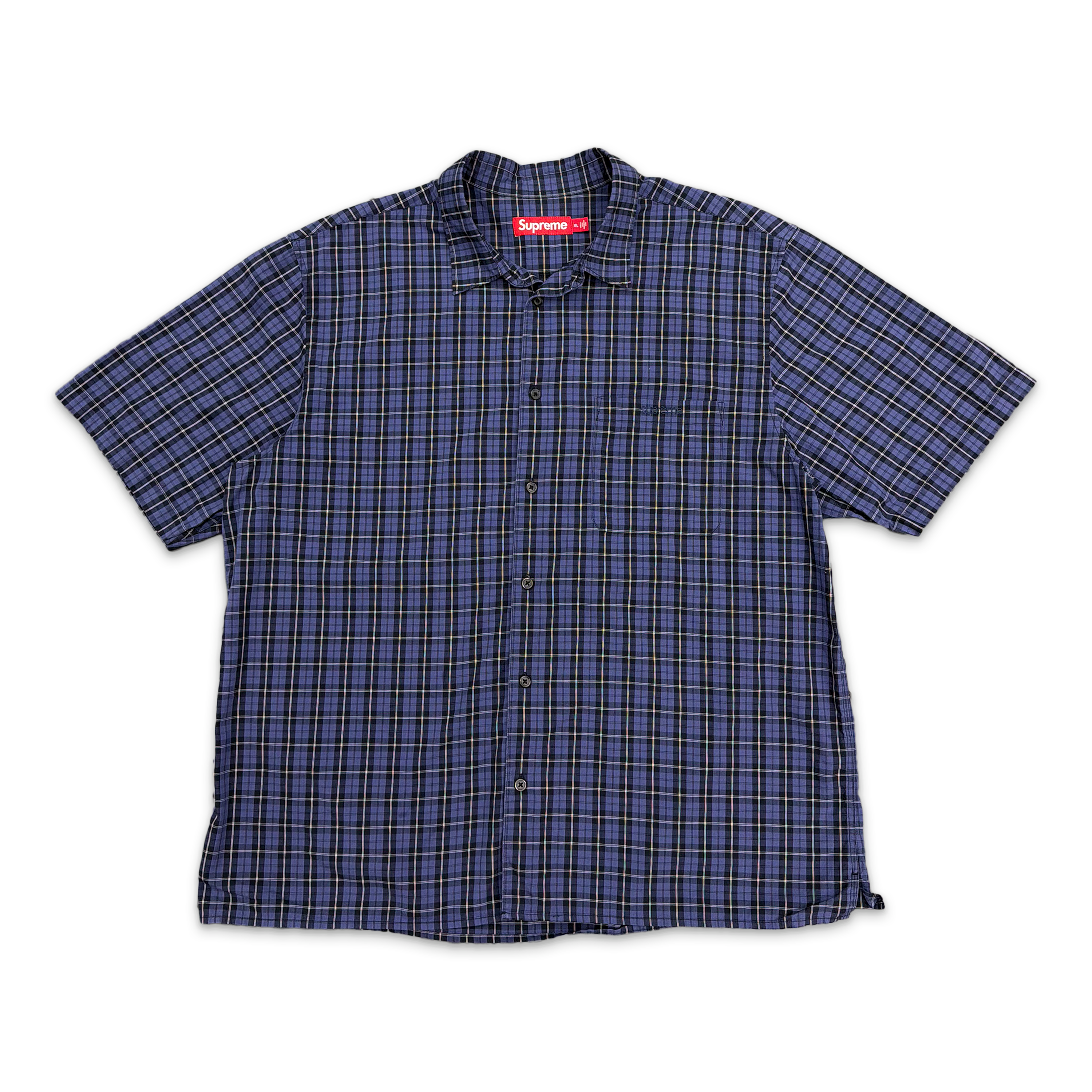 Mini Plaid S/S Shirt "Blue"