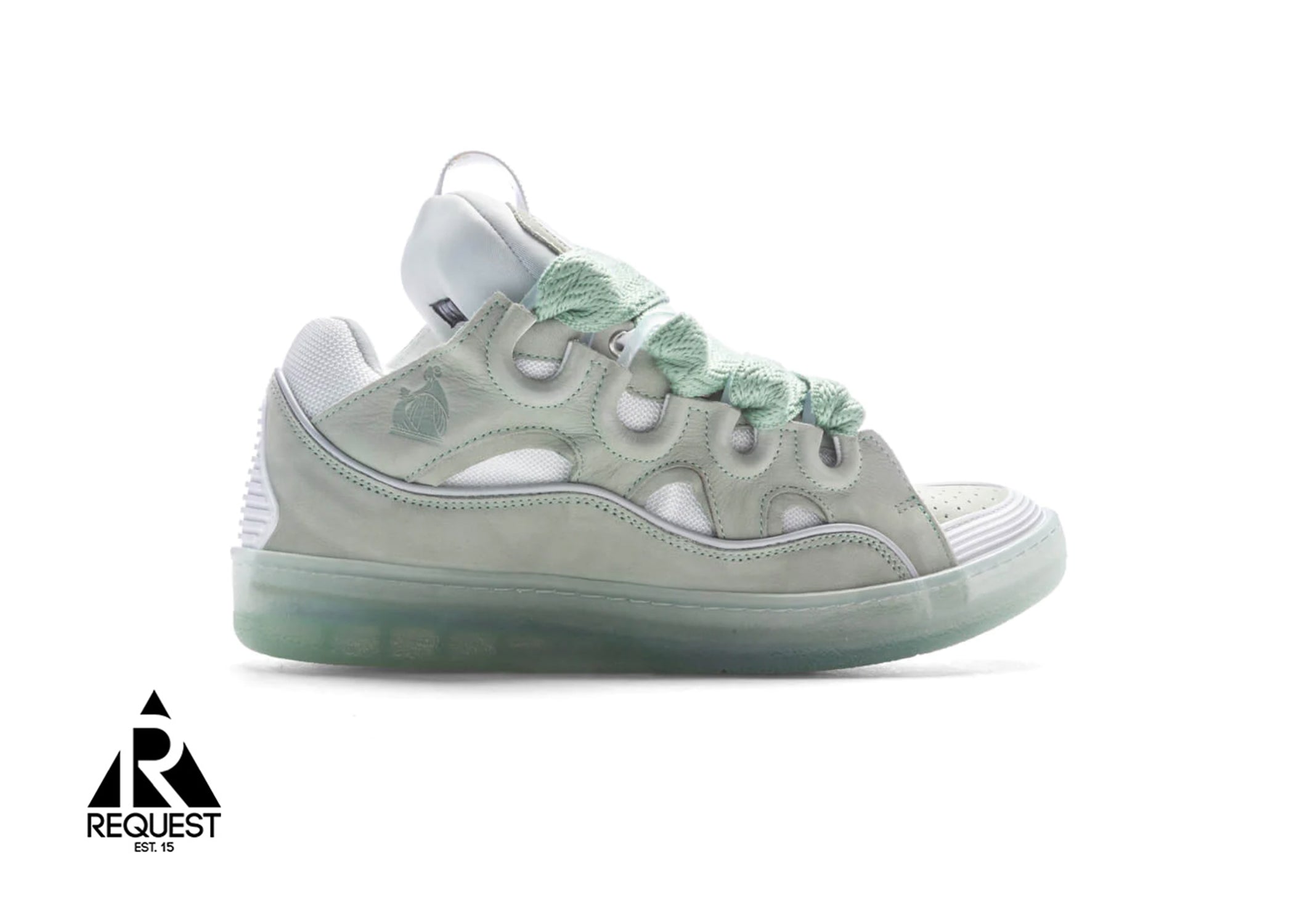 Lanvin Curb Sneaker "Mint Green White"