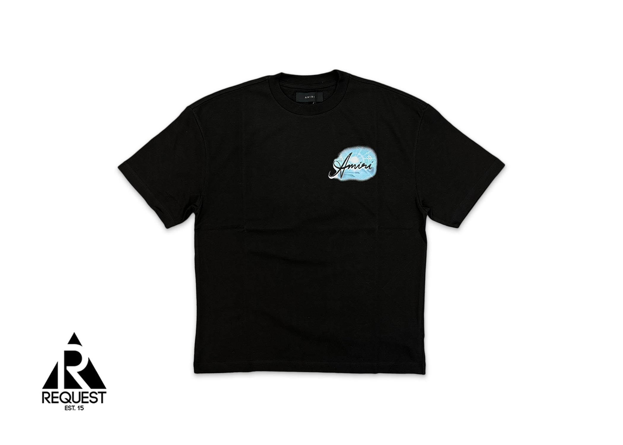 Airbrush Oversized Tee "Black"