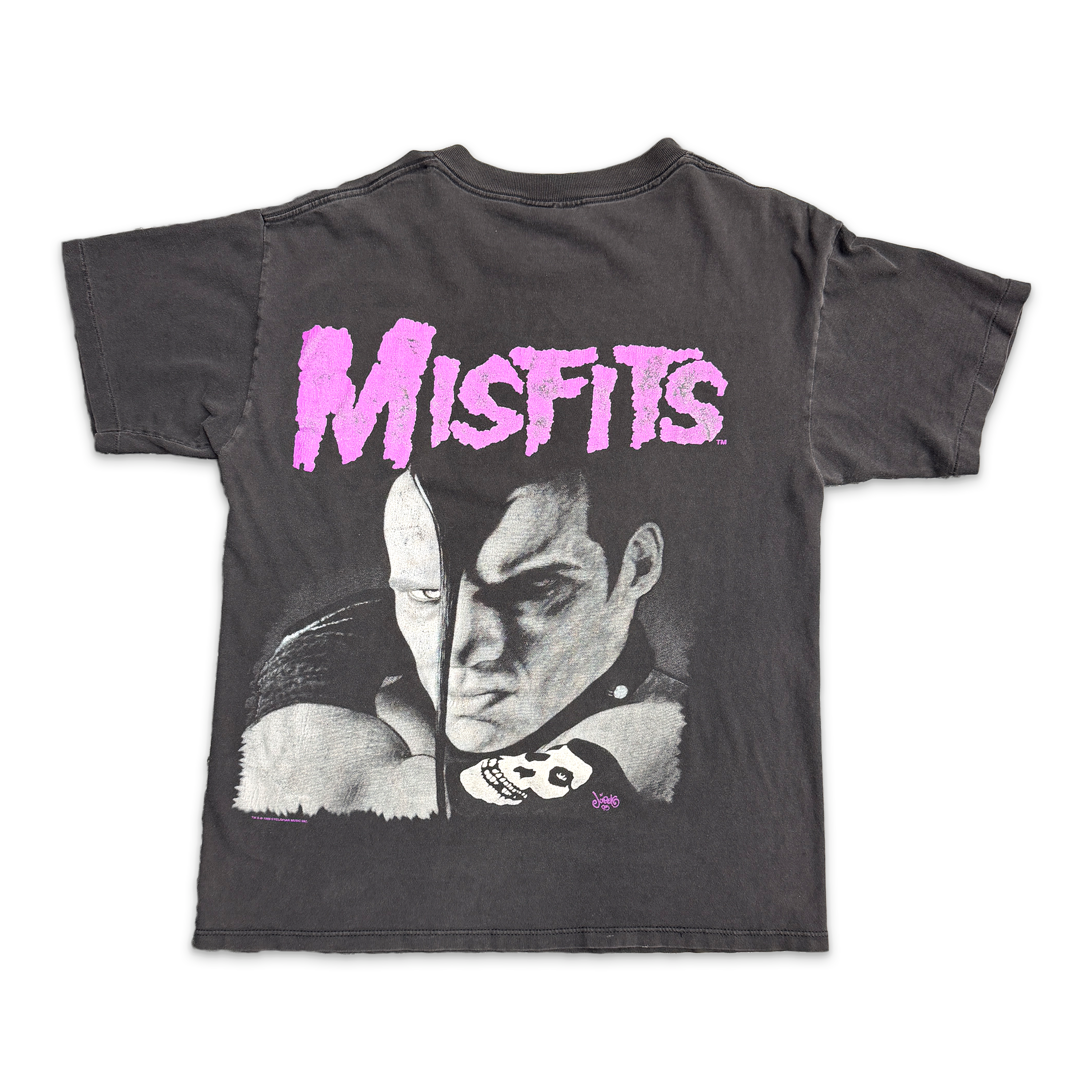 Misfits Tee "Faded Black"