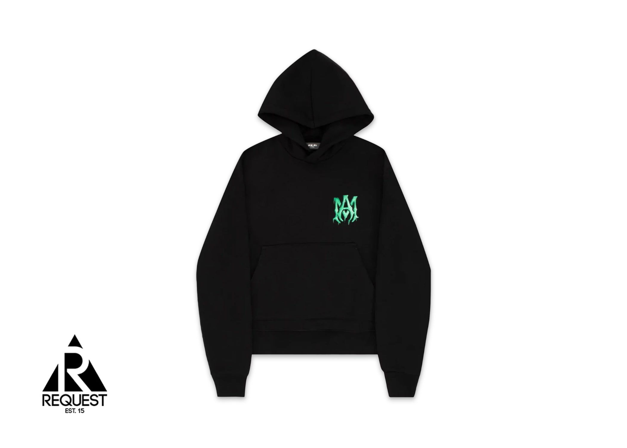 Amiri Watercolor MA Hoodie “Black/Green”