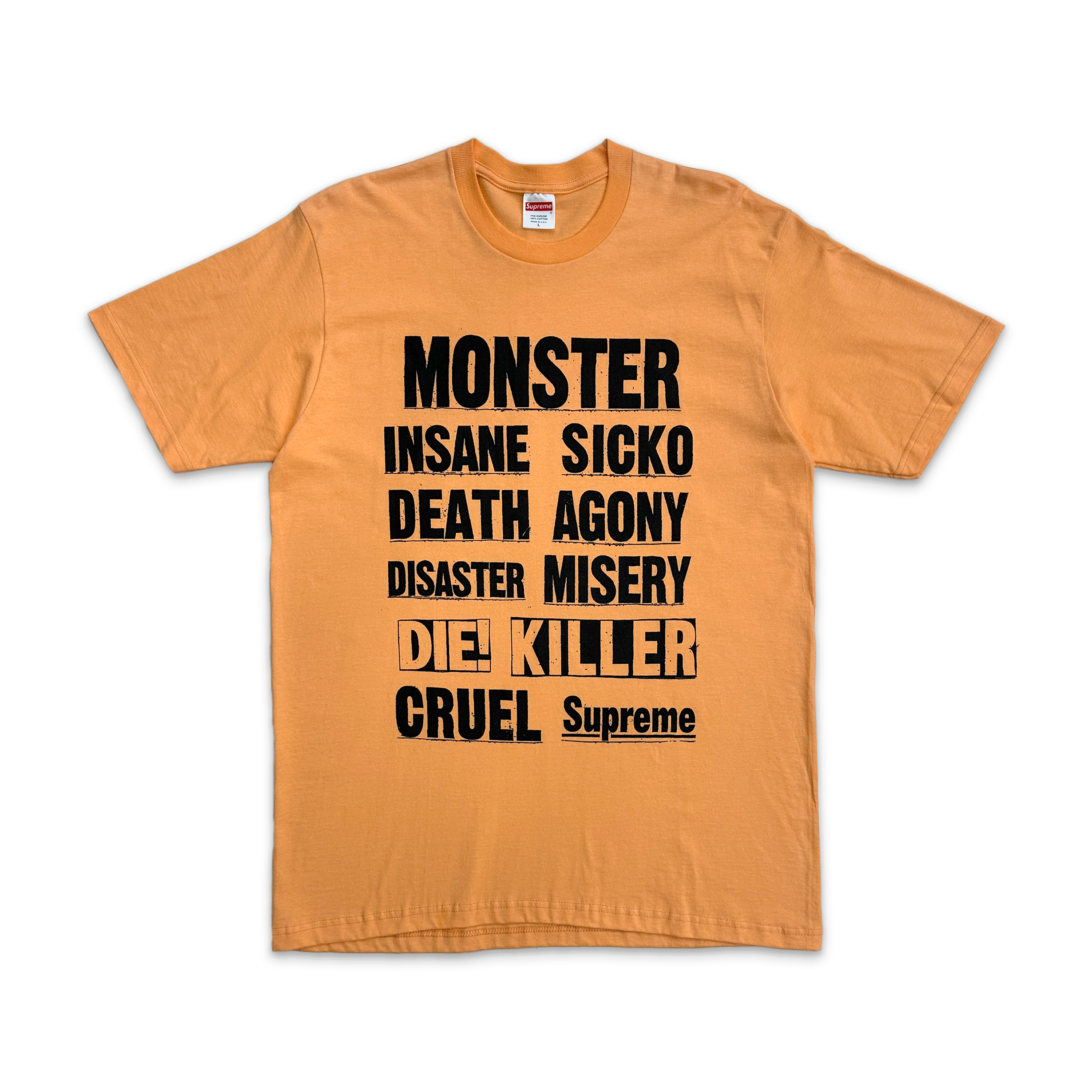 Monster Tee FW21 "Peach"