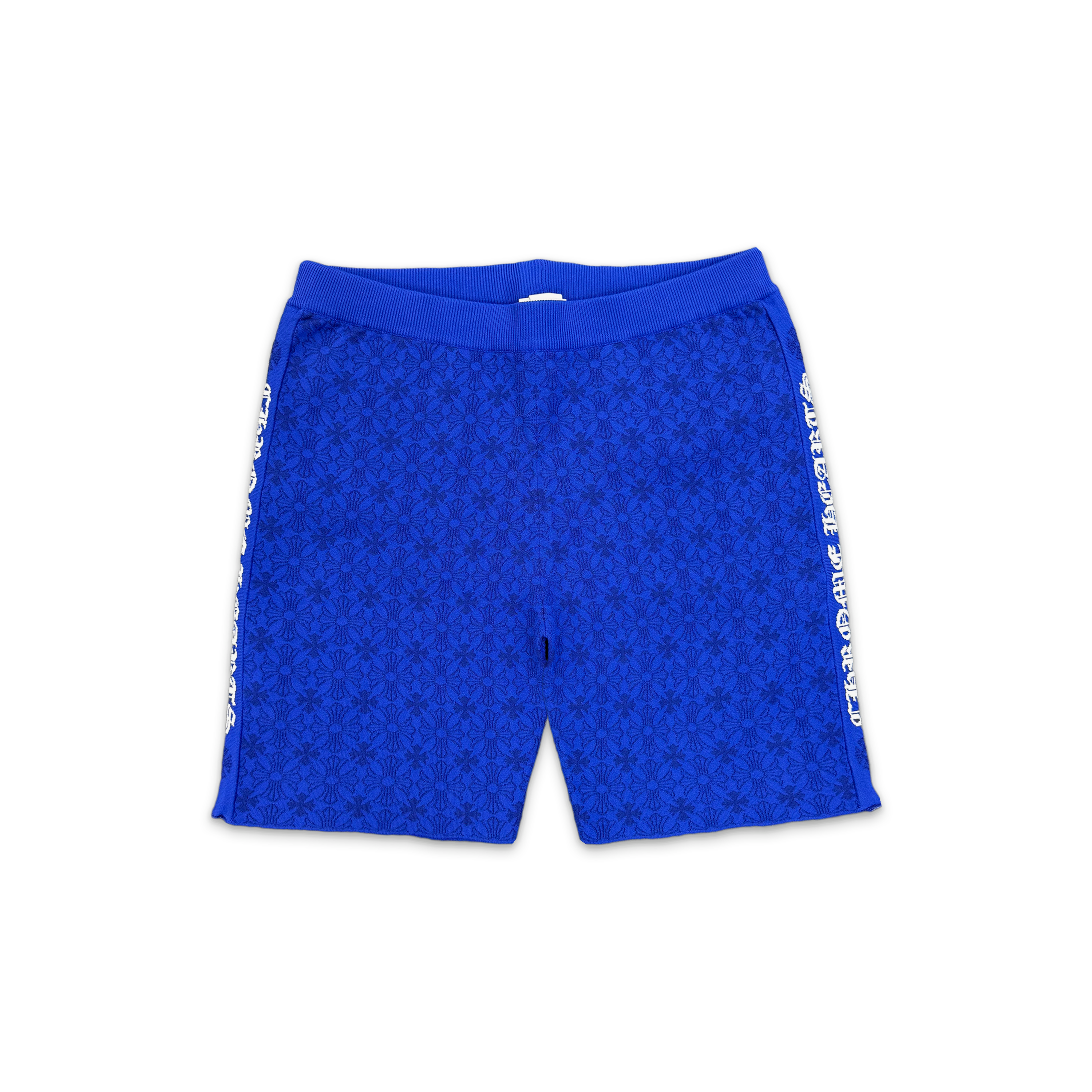 Motif Print Biker Shorts "Blue" (W)