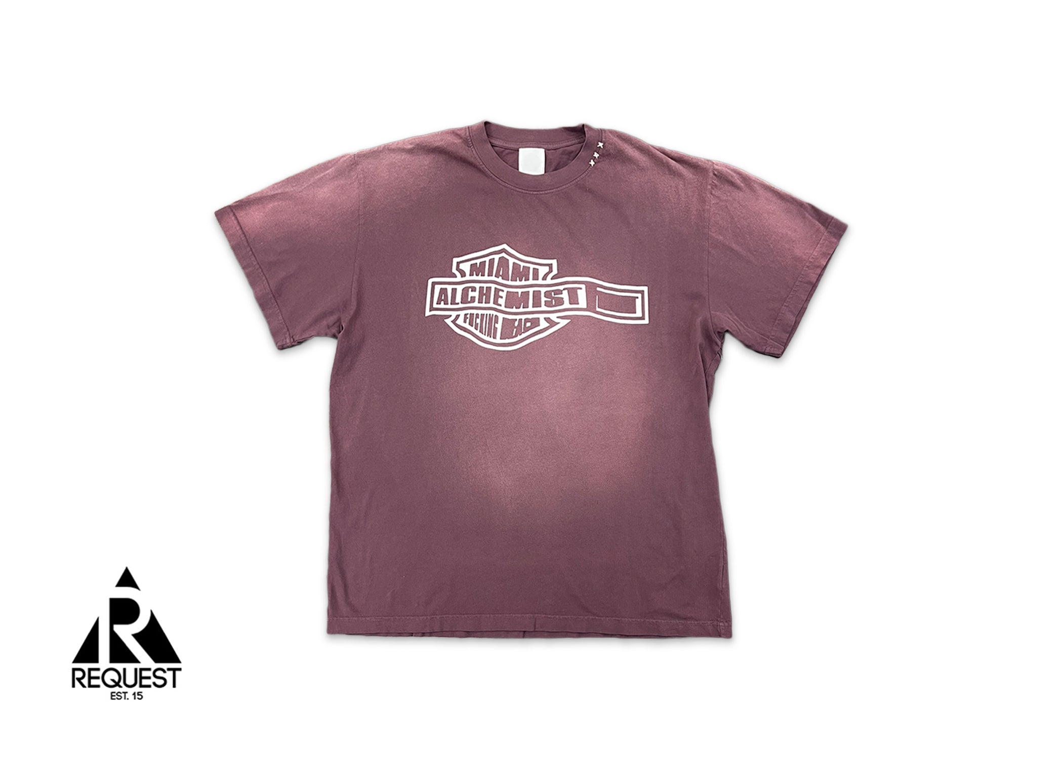 Waving Alchemist Tee "Black Plum"