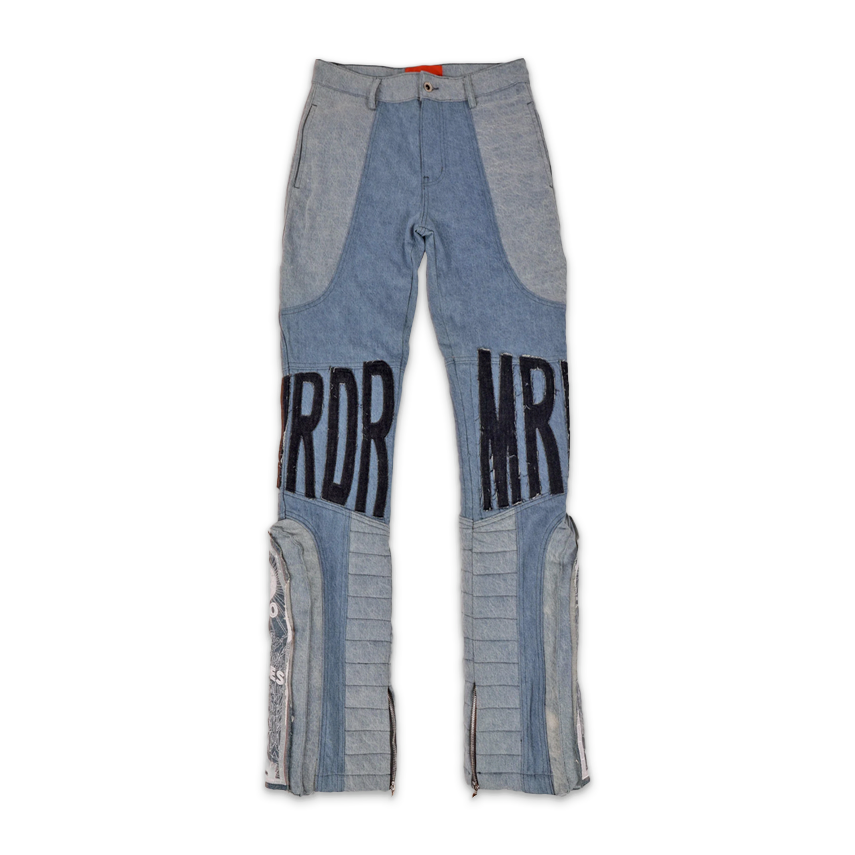 Who Decides War, MRDR BRAVADO Moto Denim Jeans "Sky"