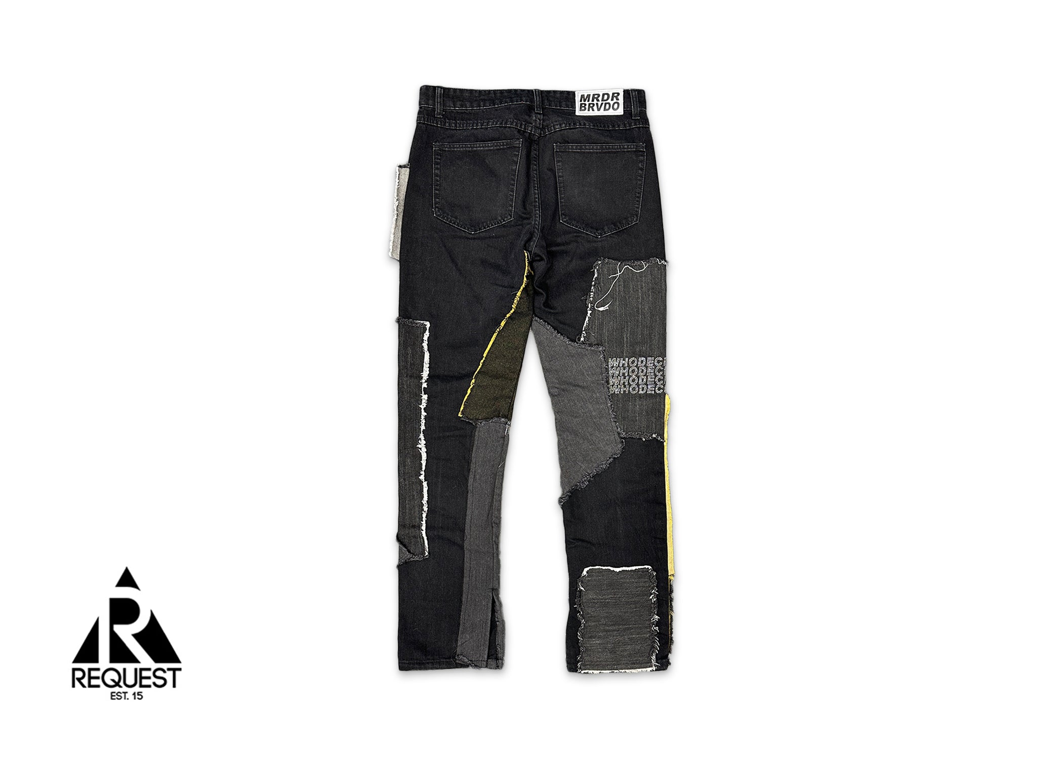 Upcycled Patchwork Denim "Black"