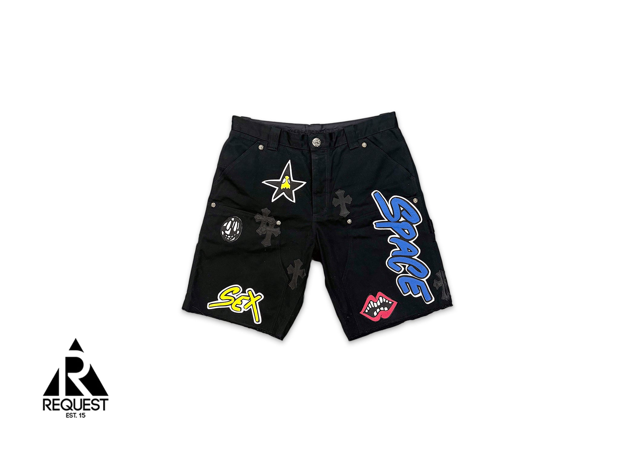 Matty Boy Patch Carpenter Shorts "Black"